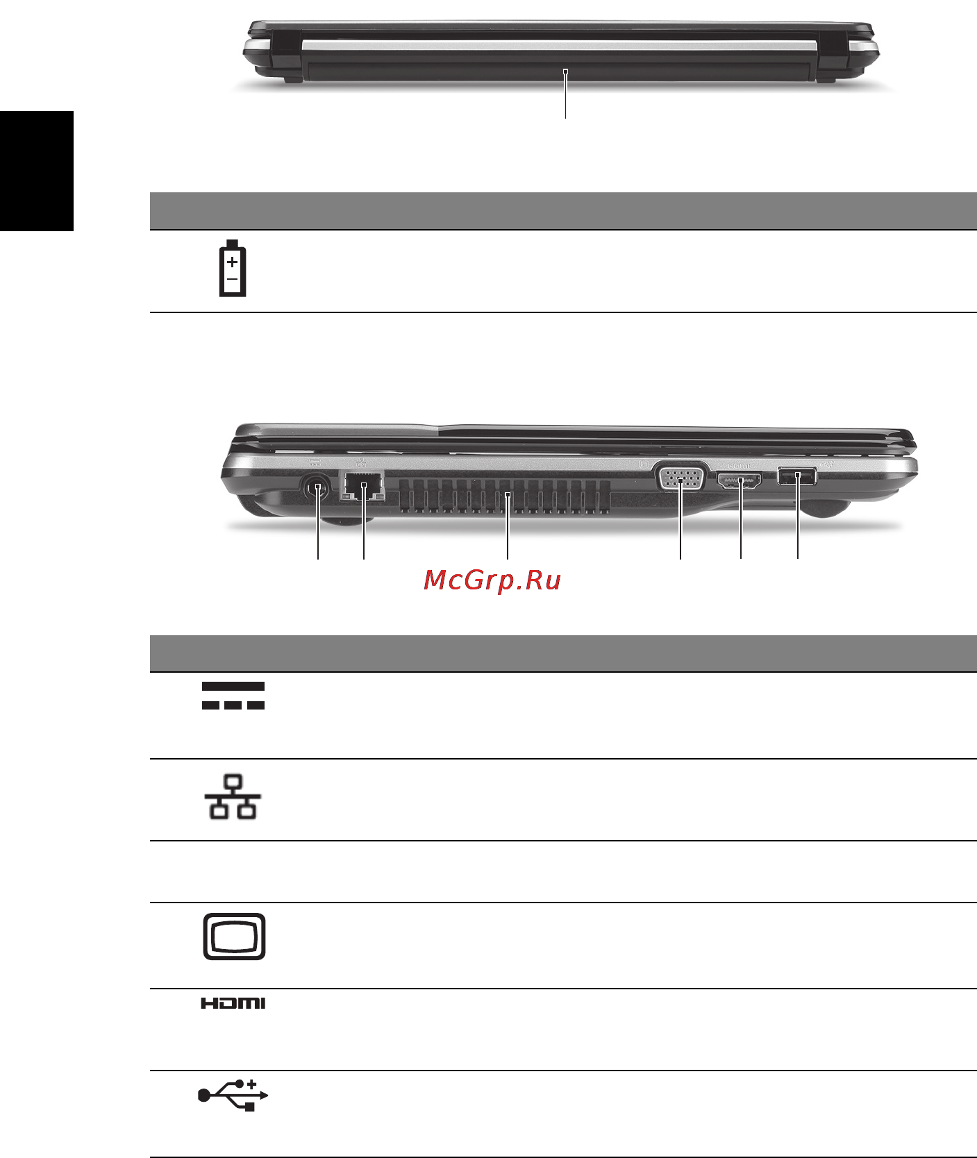 E-Machines D440-1202G16Mi [8/11] Вид сзади