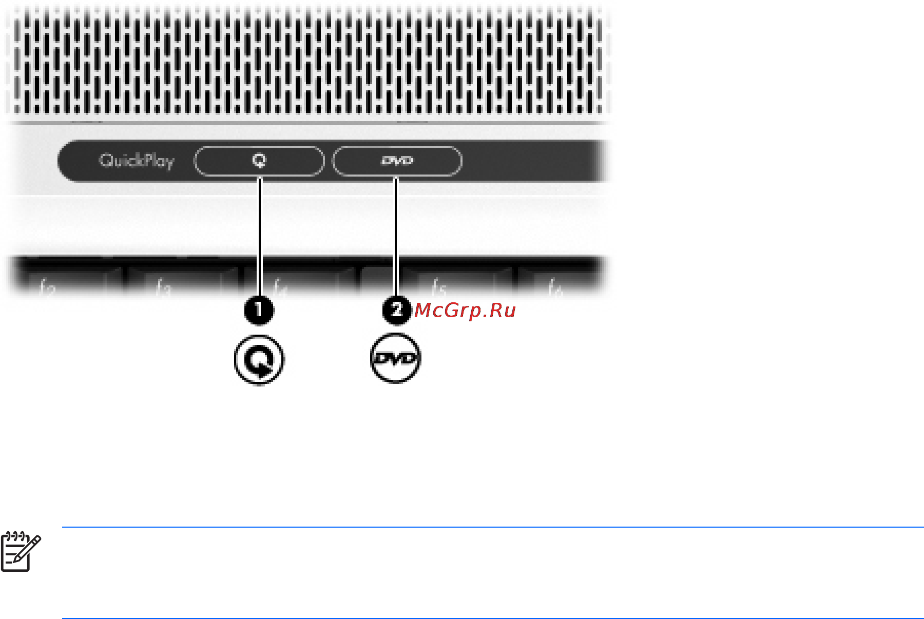 HP Pavilion dv 2645 er [198/261] Использование кнопок быстрого запуска