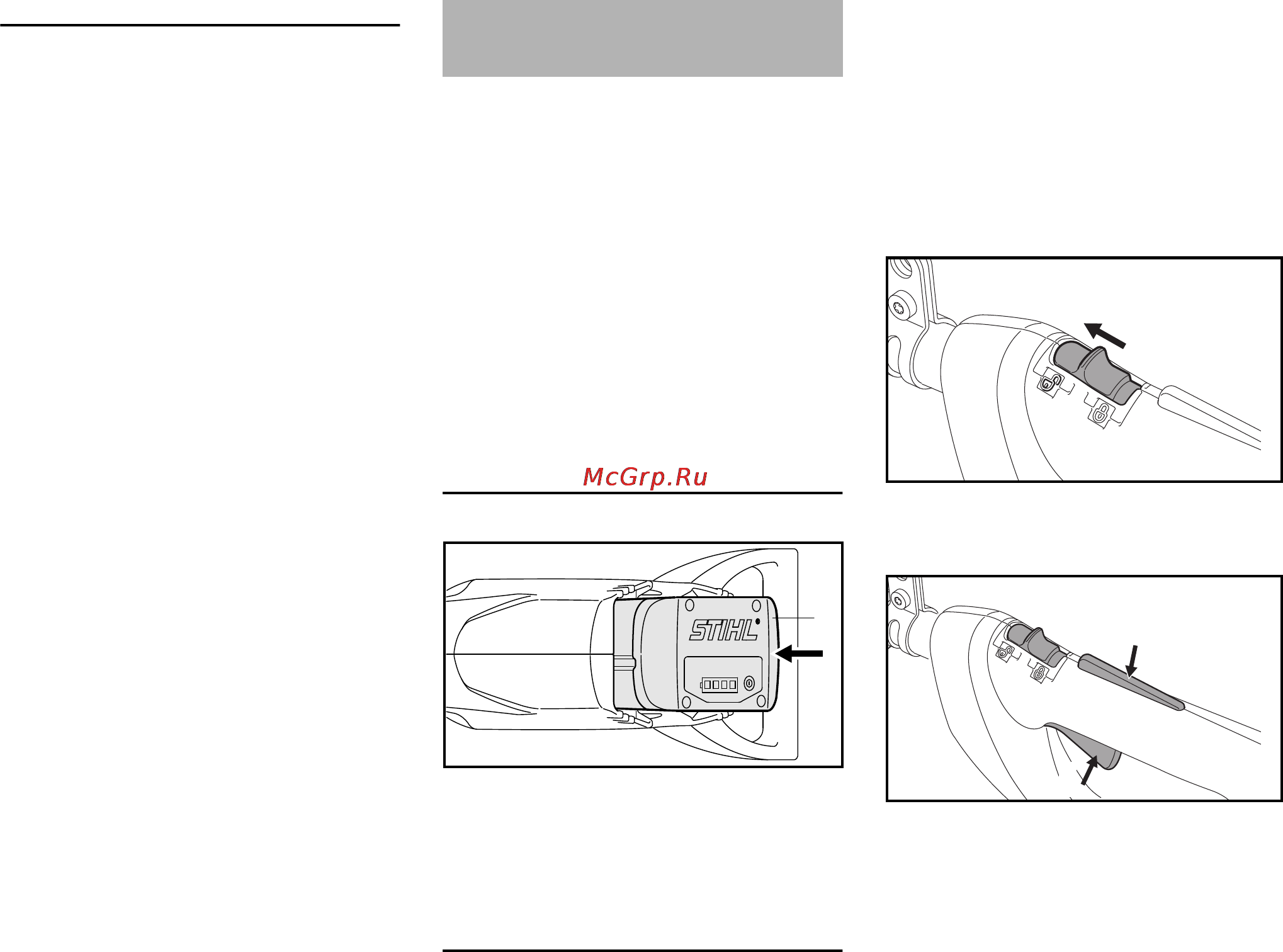 Stihl HTA 85 [25/312] Uklapanje uključivanje uređaja