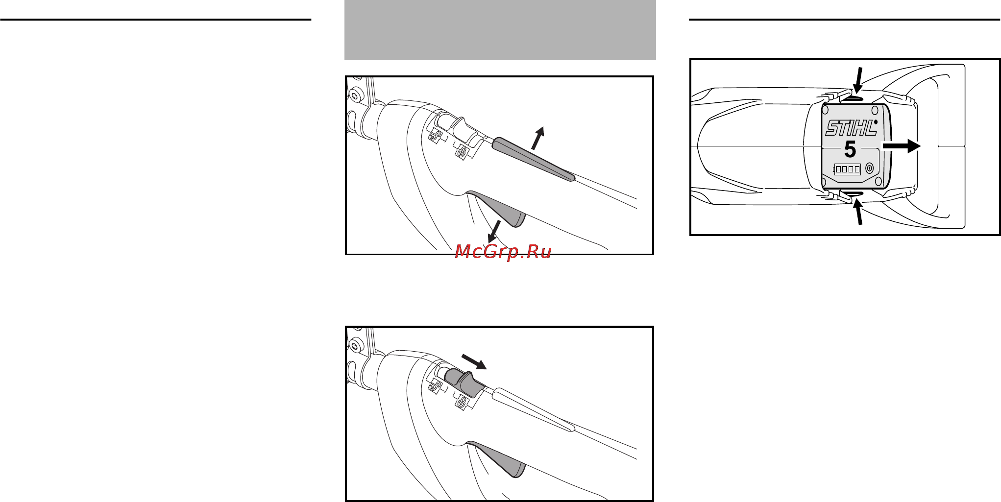 Stihl HTA 85 [26/312] Isklapanje isključivanje uređaja