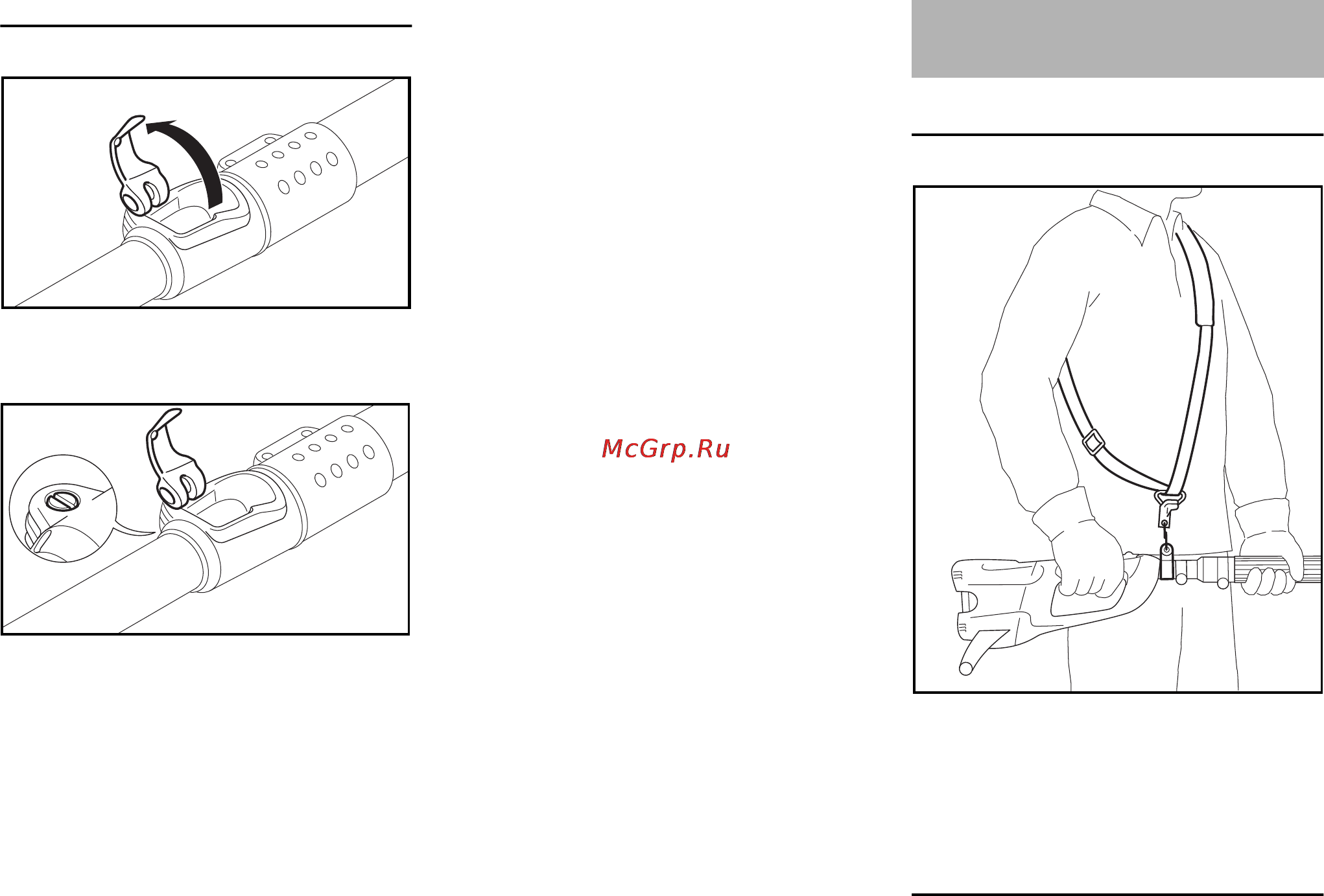 Stihl HTA 85 [286/312] Namestitev nosilnega pasu