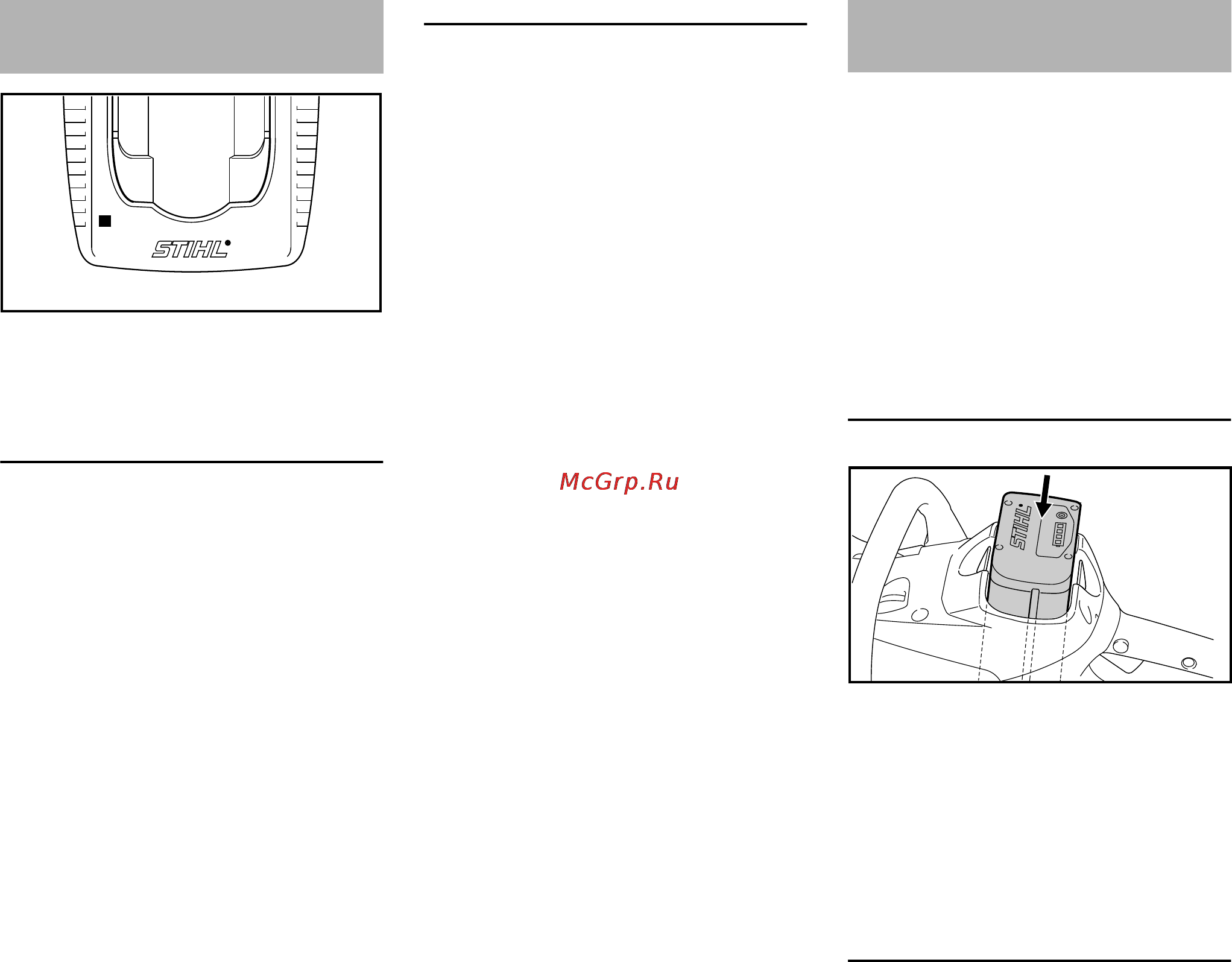 Stihl MSA 160 C-BQ [237/524] Gaismas diodes led uz lādētāja
