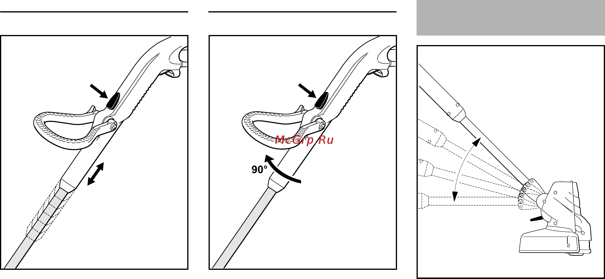 Stihl FSE 52 [137/232] Töönurga reguleerimine