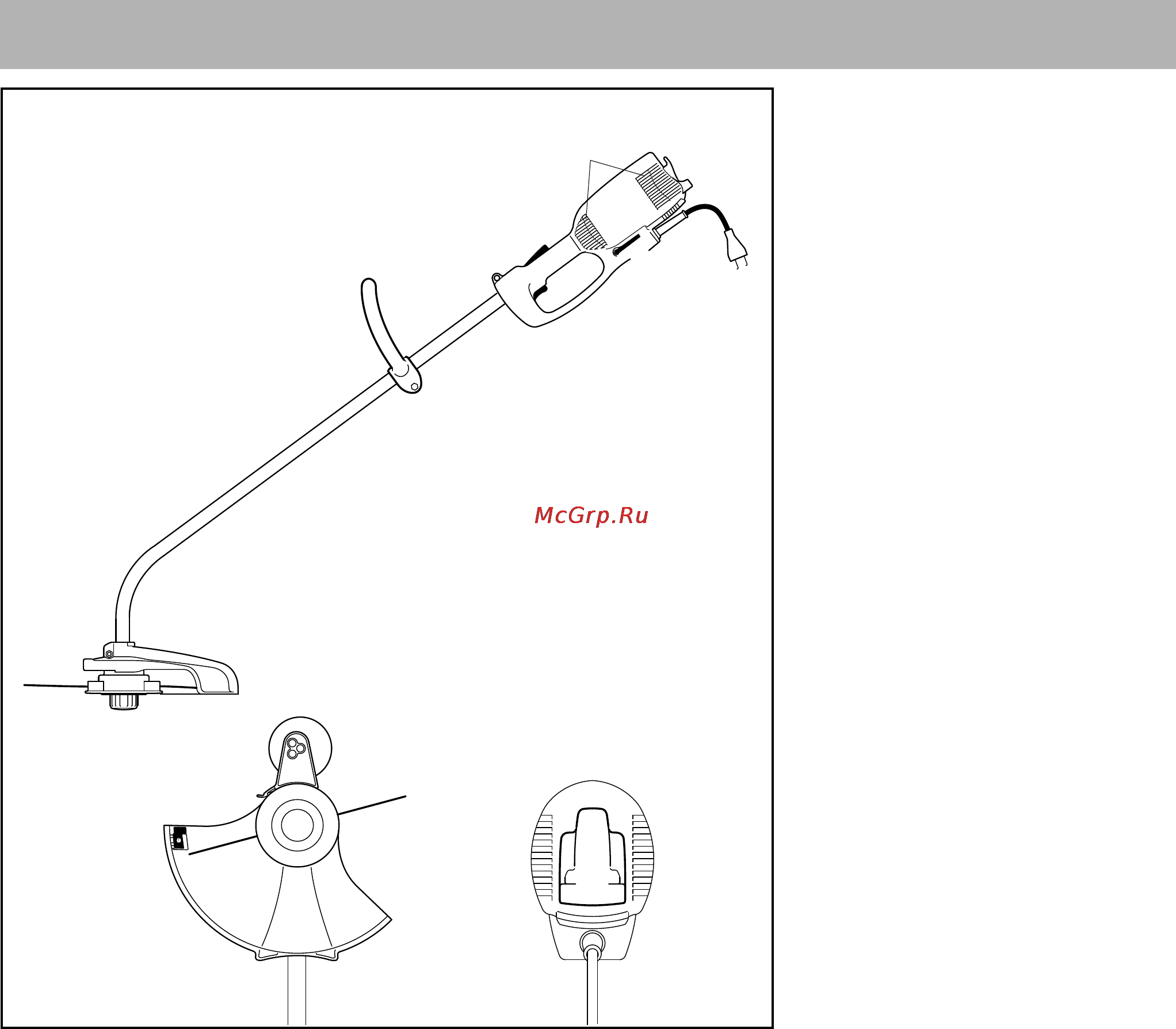 Stihl FSE 60 [131/312] Svarīgākās detaļas