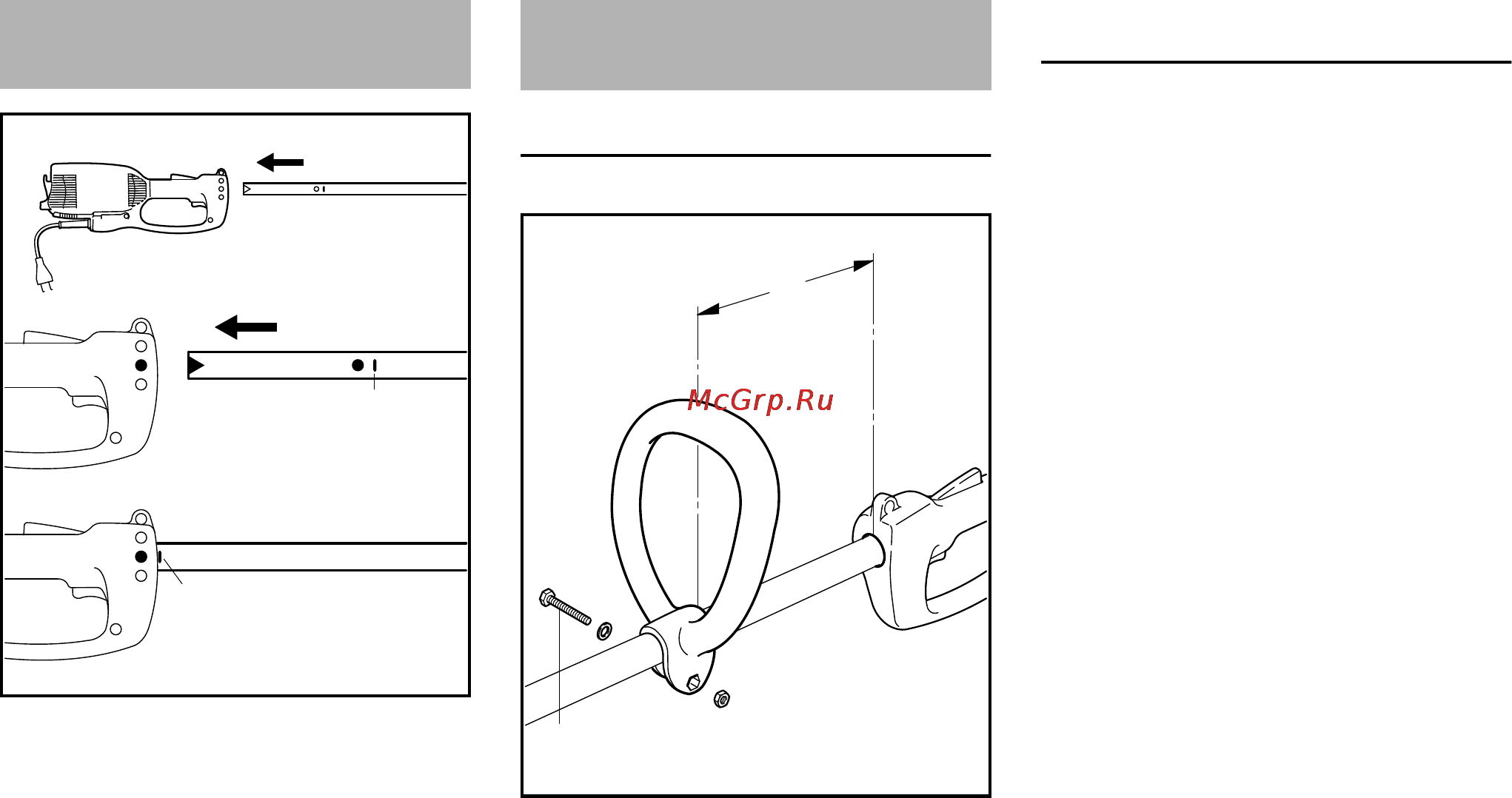 Stihl FSE 81 [39/312] Montáž kruhové trubkové rukojeti