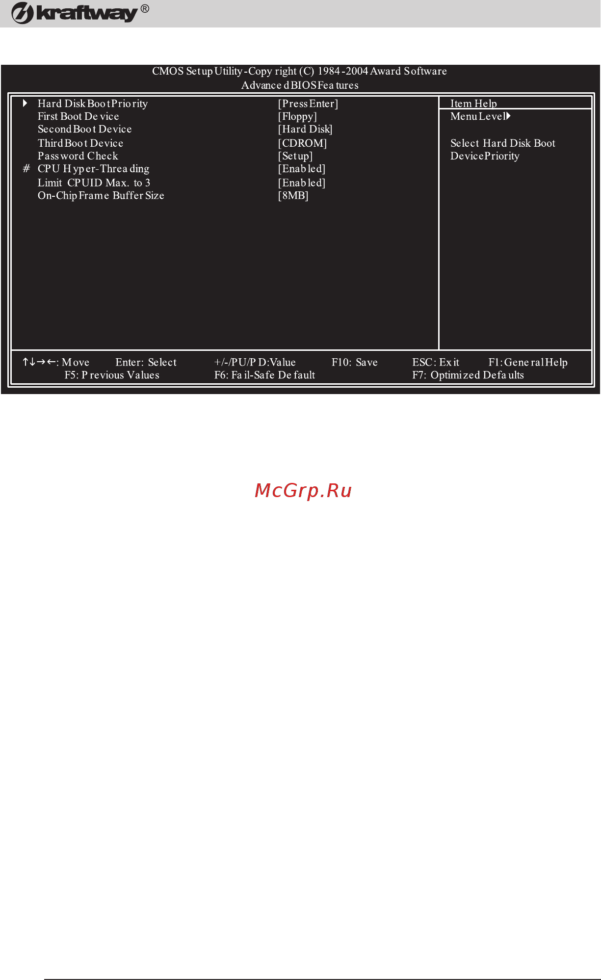 Kraftway KR54 Q9500+3D Vis [38/76] Kraftway