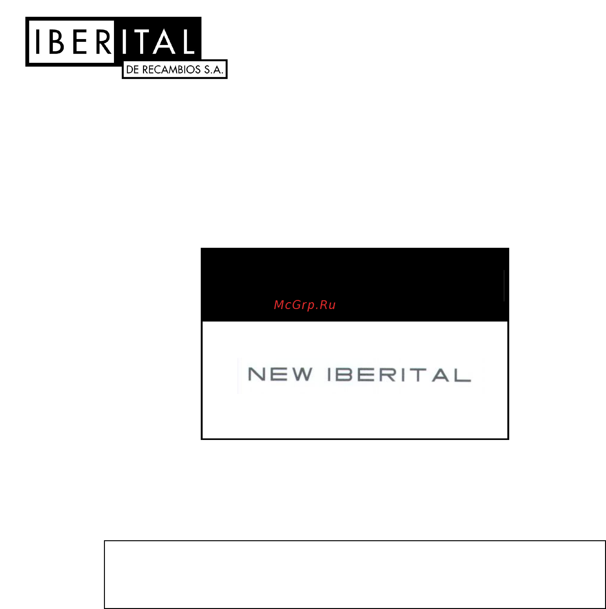 Iberital IBERITAL Инструкция по эксплуатации онлайн