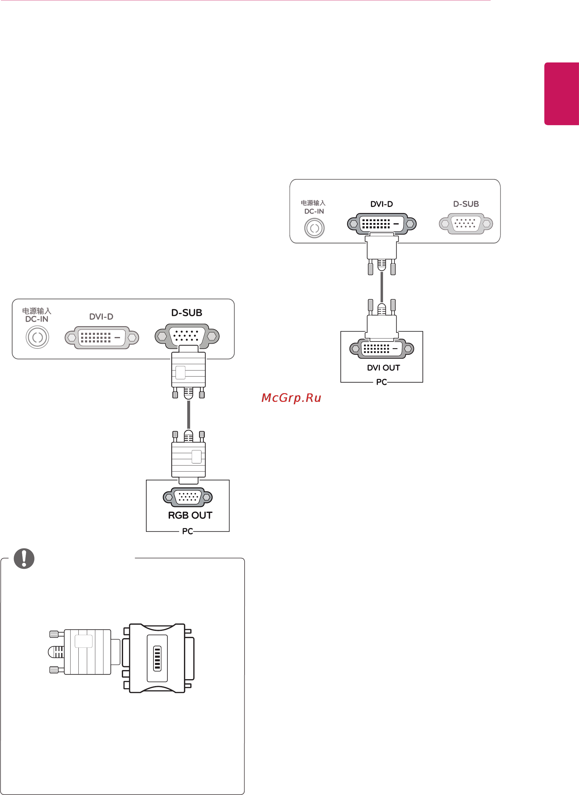 LG IPS234T-PN [9/28] Способыподключениямонитора