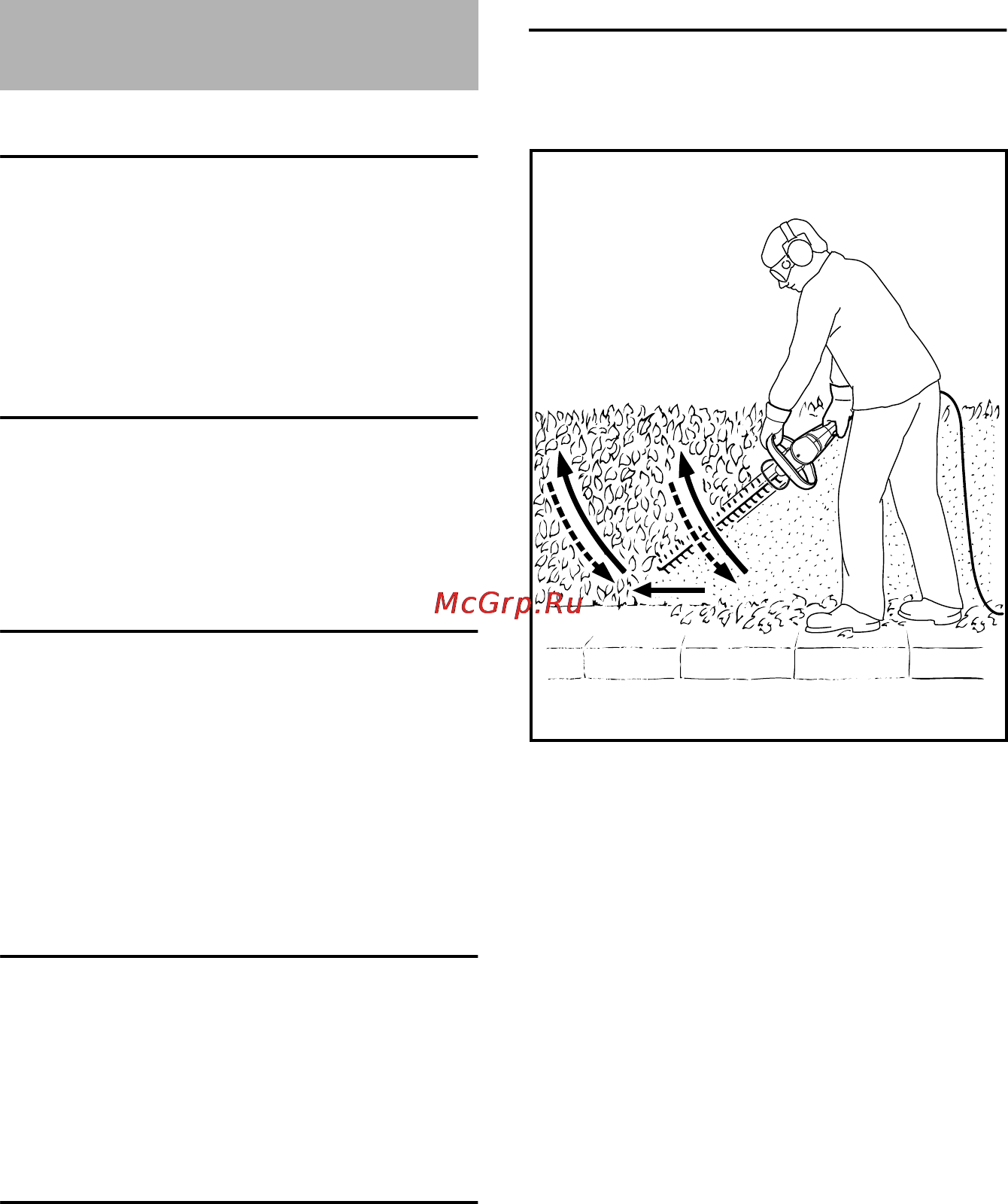 Stihl HSE 61 [229/288] Aplicaţii