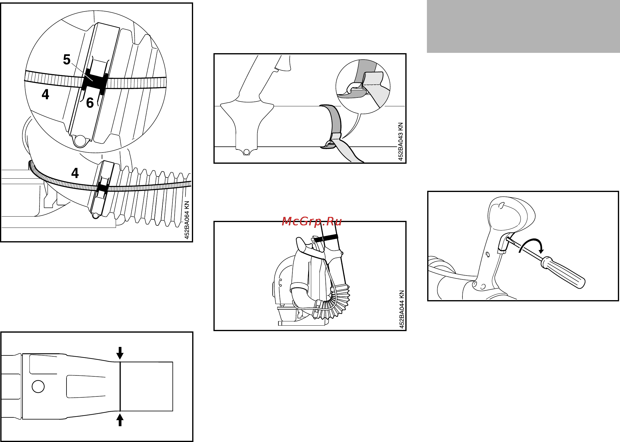 Stihl BR 430 [13/36] Регулирование тросика управления дроссельной заслонкой