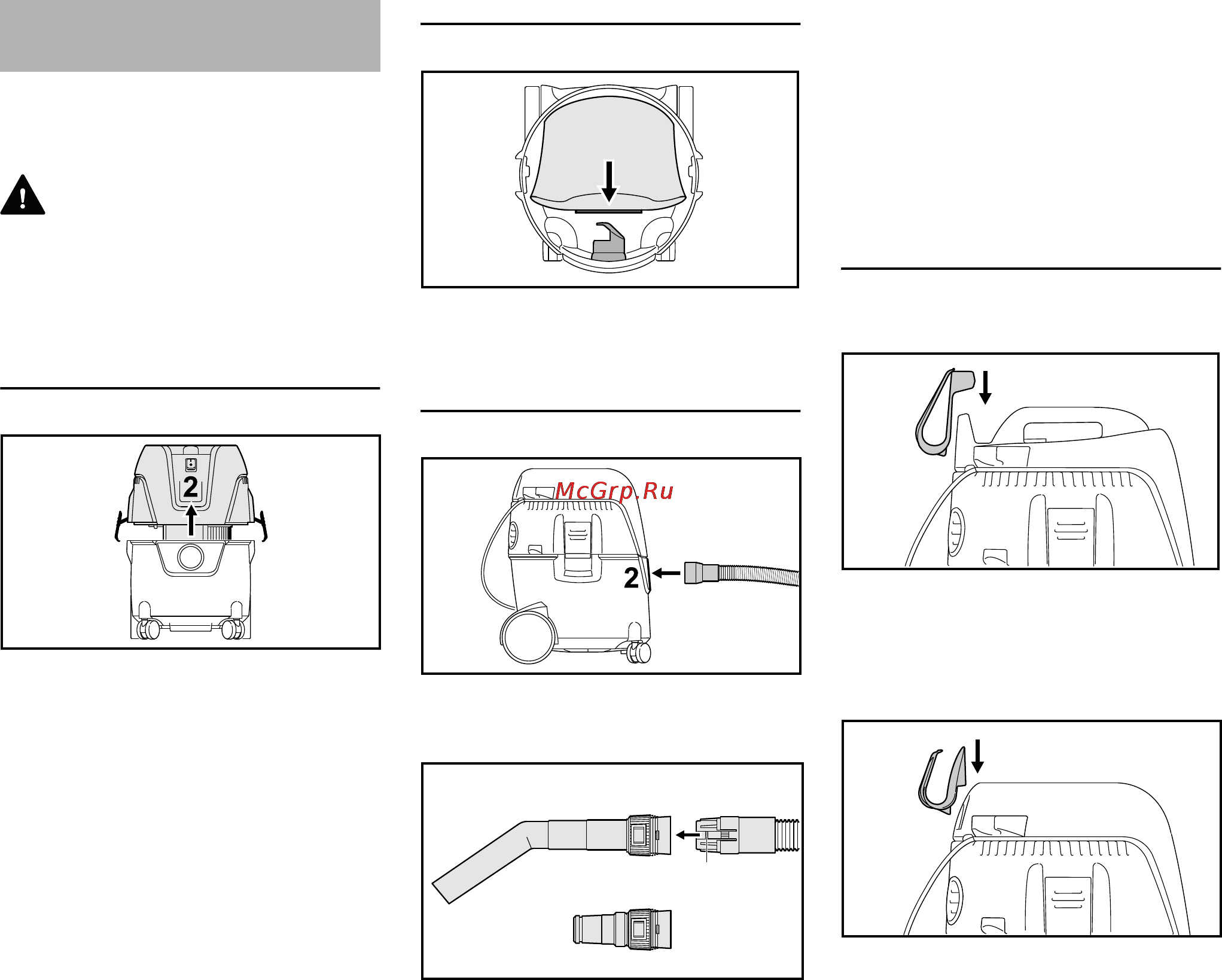 Stihl SE 62 E [360/492] Kompletowanie urządzenia