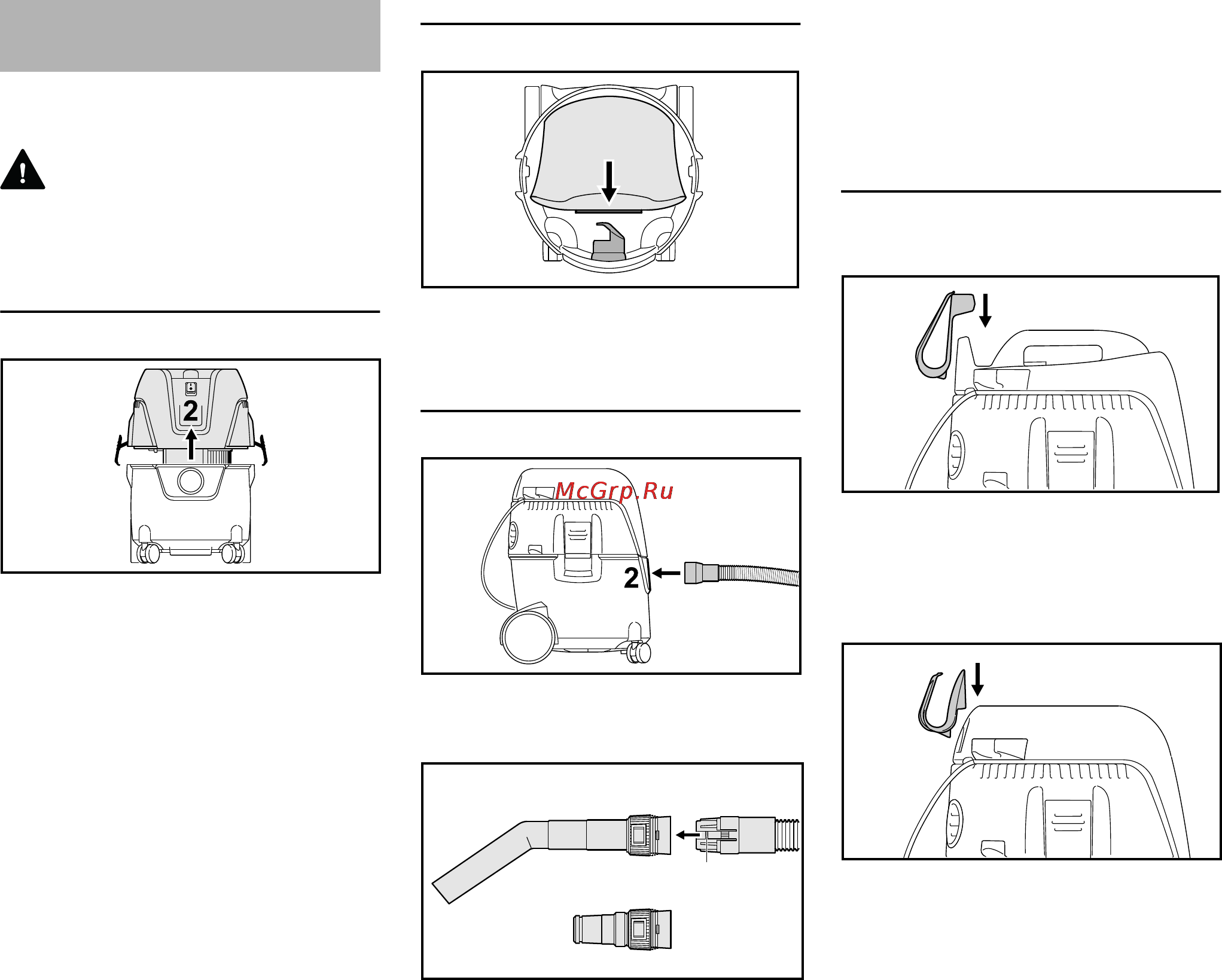 Stihl SE 62 E [88/492] Kompletiranje uređaja