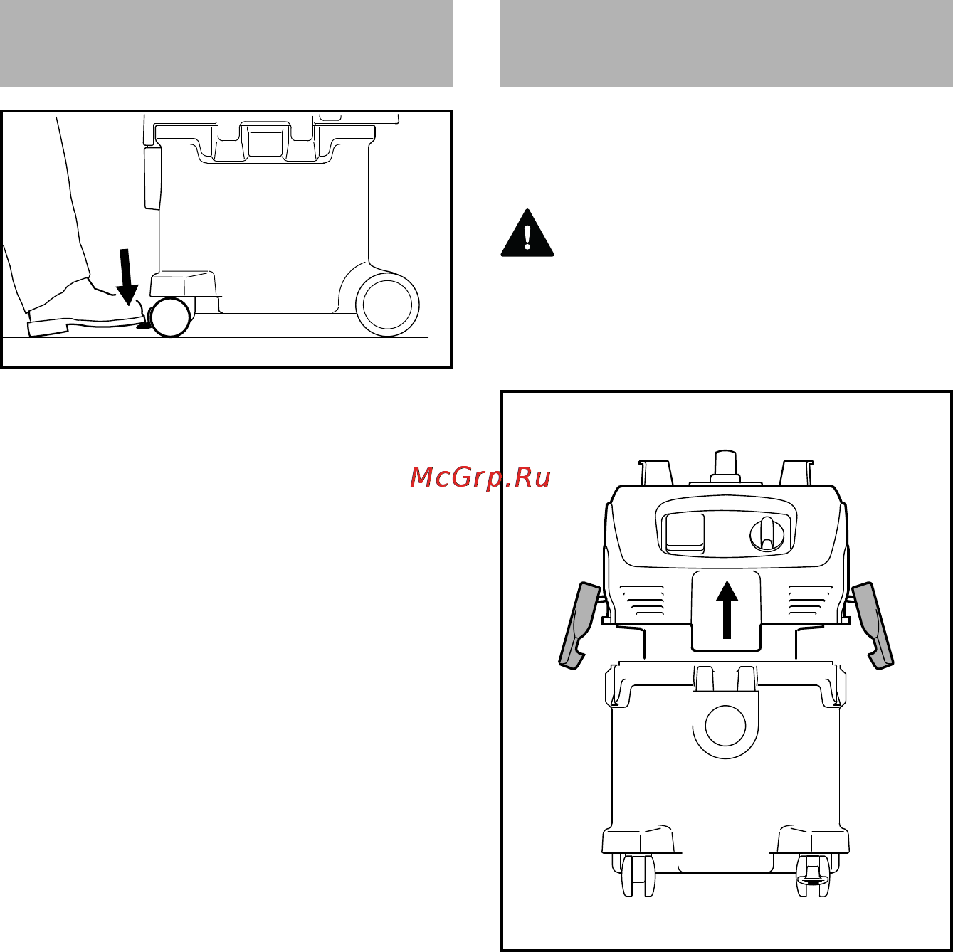 Stihl SE 122 E [110/368] Bloccaggio dell apparecchiatura