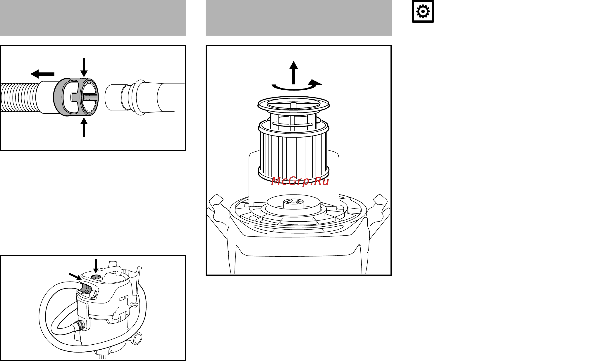 Stihl SE 122 E [290/368] Czyszczenie elementu filtrującego