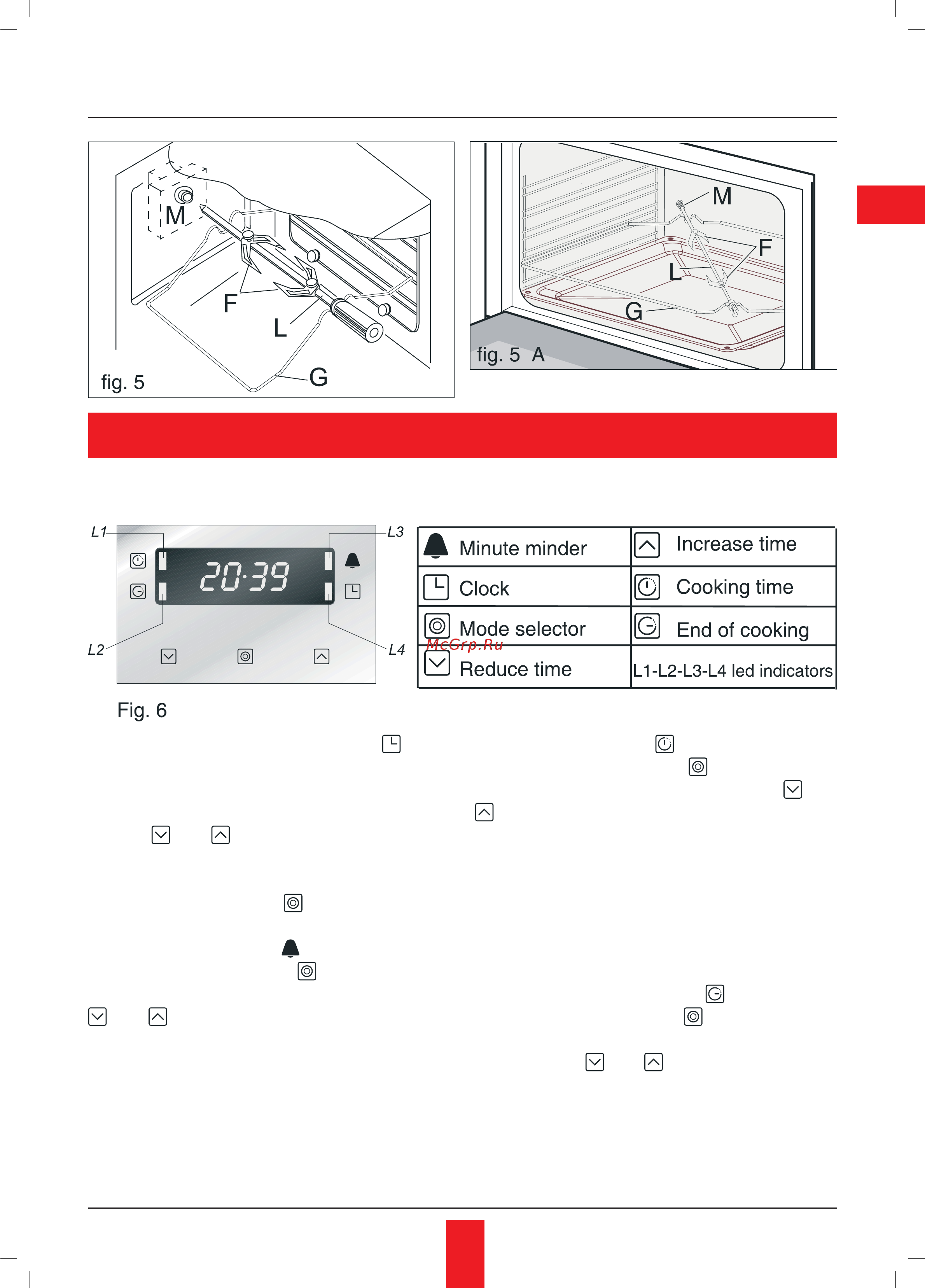 Korting OKB481CRN [27/36] Instructions for use of control devices depending on model