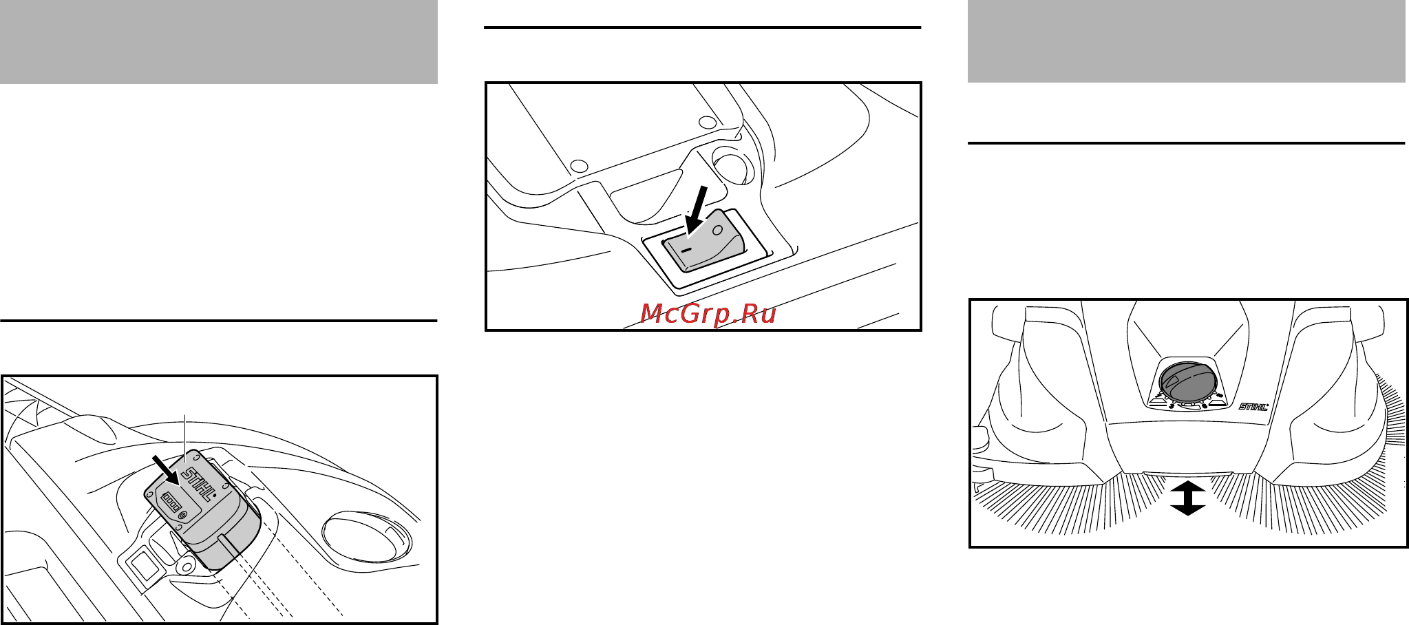 Stihl KGA 770 [130/472] Uklapanje uključivanje uređaja
