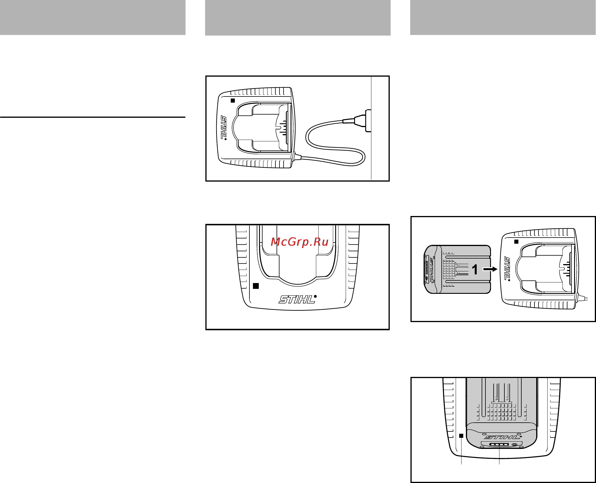 Stihl KGA 770 [154/472] Funktionsbeskrivning elektrisk anslutning av laddaren