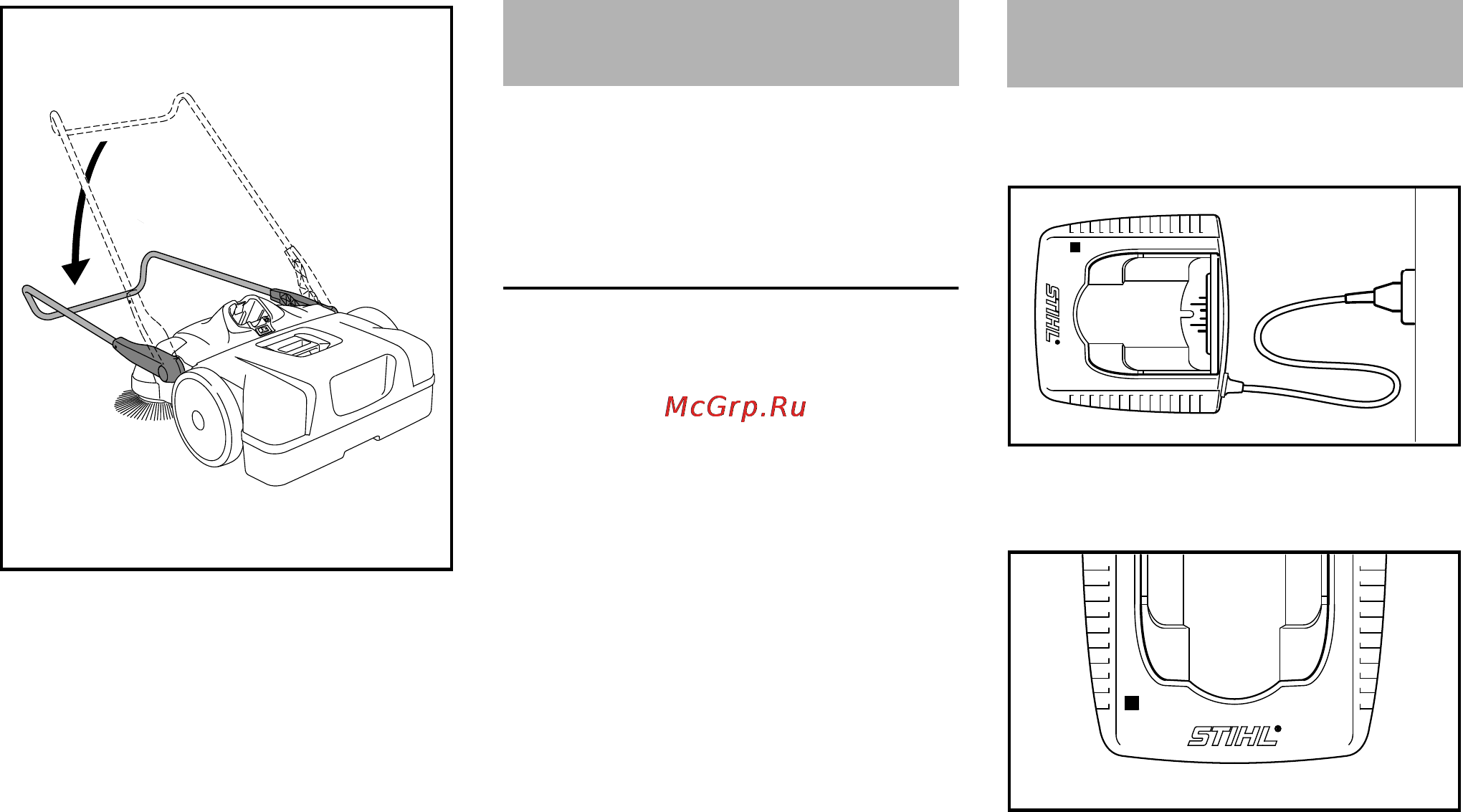 Stihl KGA 770 [284/472] Működés leírása töltő készülék elektromos csatlakoztatása