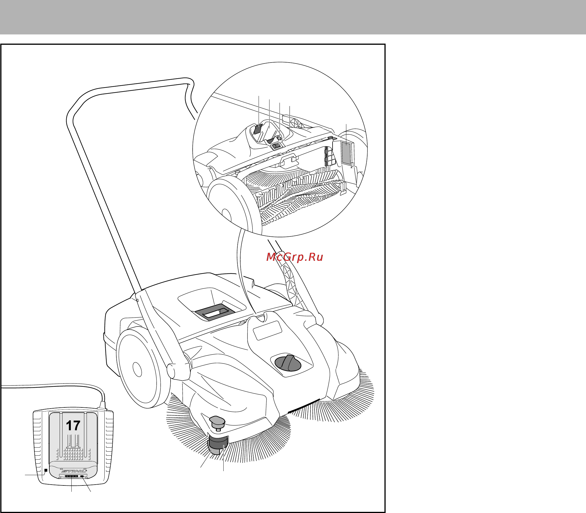 Stihl KGA 770 [323/472] Peças importantes