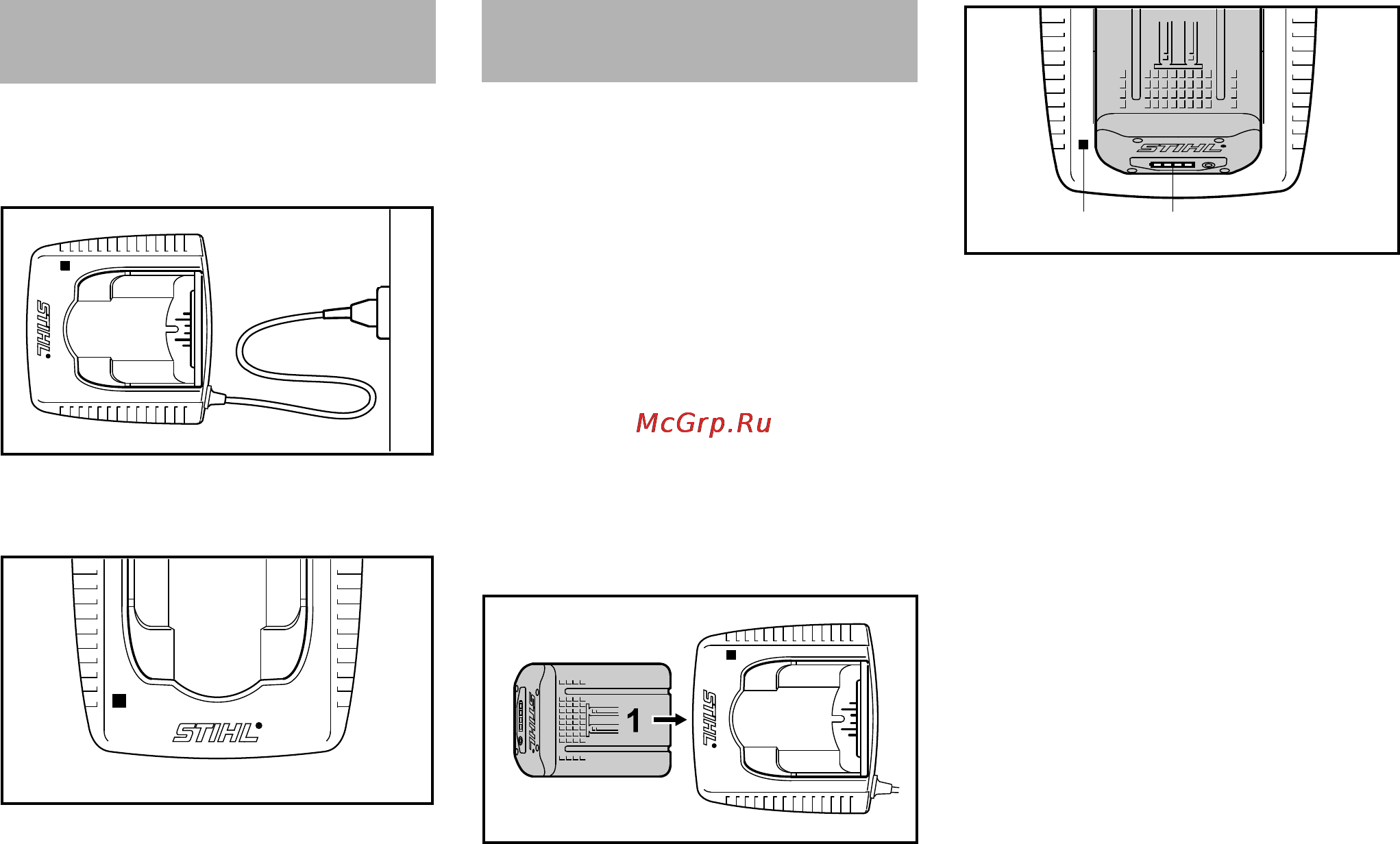 Stihl KGA 770 [425/472] Podłączenie elektryczne ładowarki