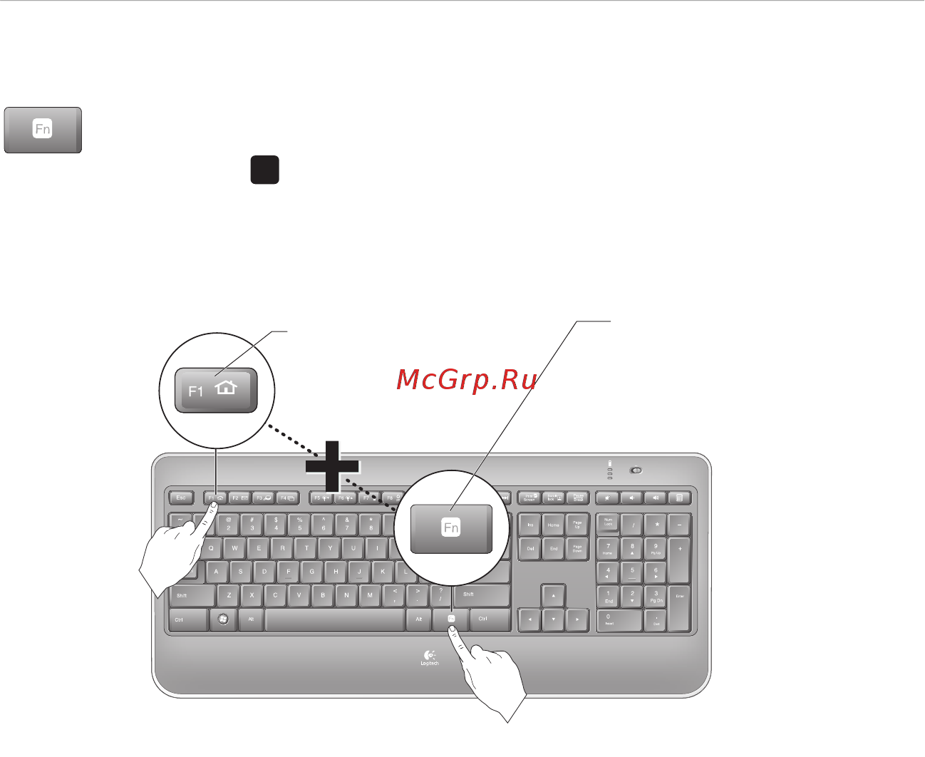 Logitech K800 [51/102] Caracteristicile tastaturii utilizarea tastelor funcţionale