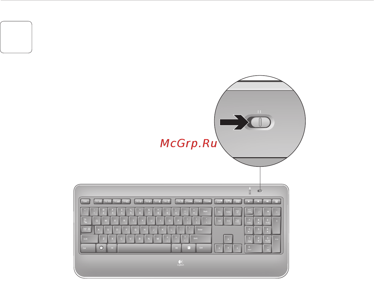 Logitech K800 Инструкция по эксплуатации онлайн [6/102] 71042
