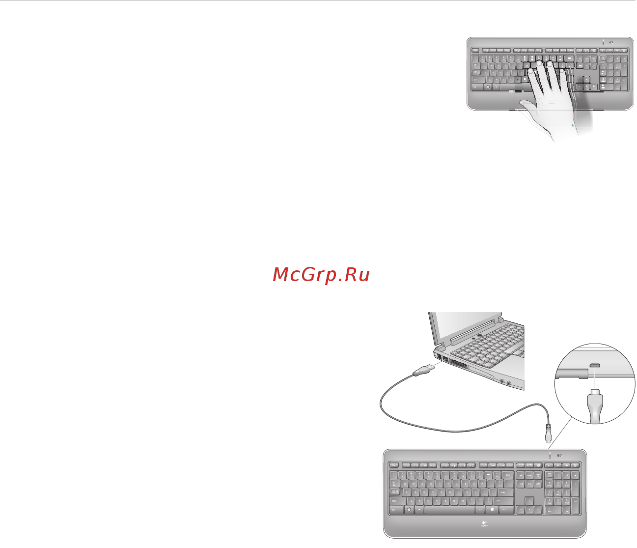 Logitech K800 [60/102] Pozadinsko osvjetljenje tipkovnice