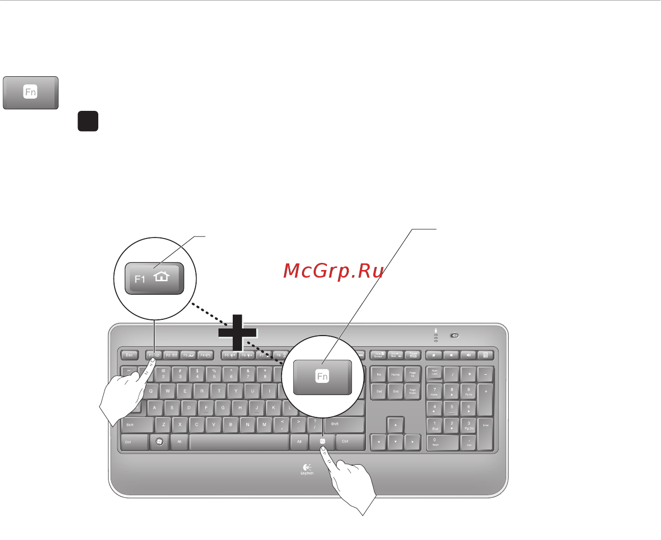 Logitech K800 [81/102] Tastatūras funkcijas f taustiņu lietošana