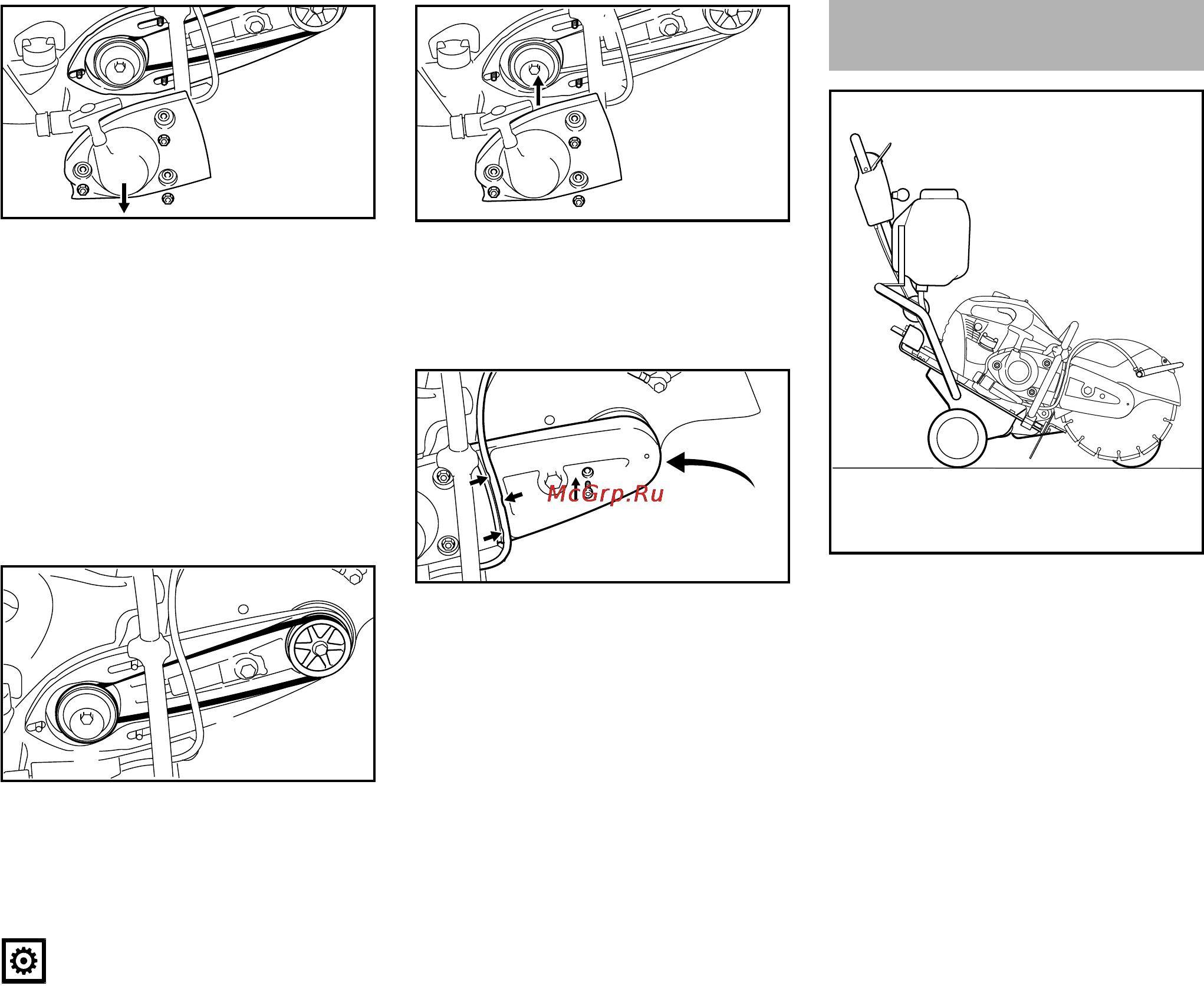 Stihl TS 410 [41/52] Направляющая тележка