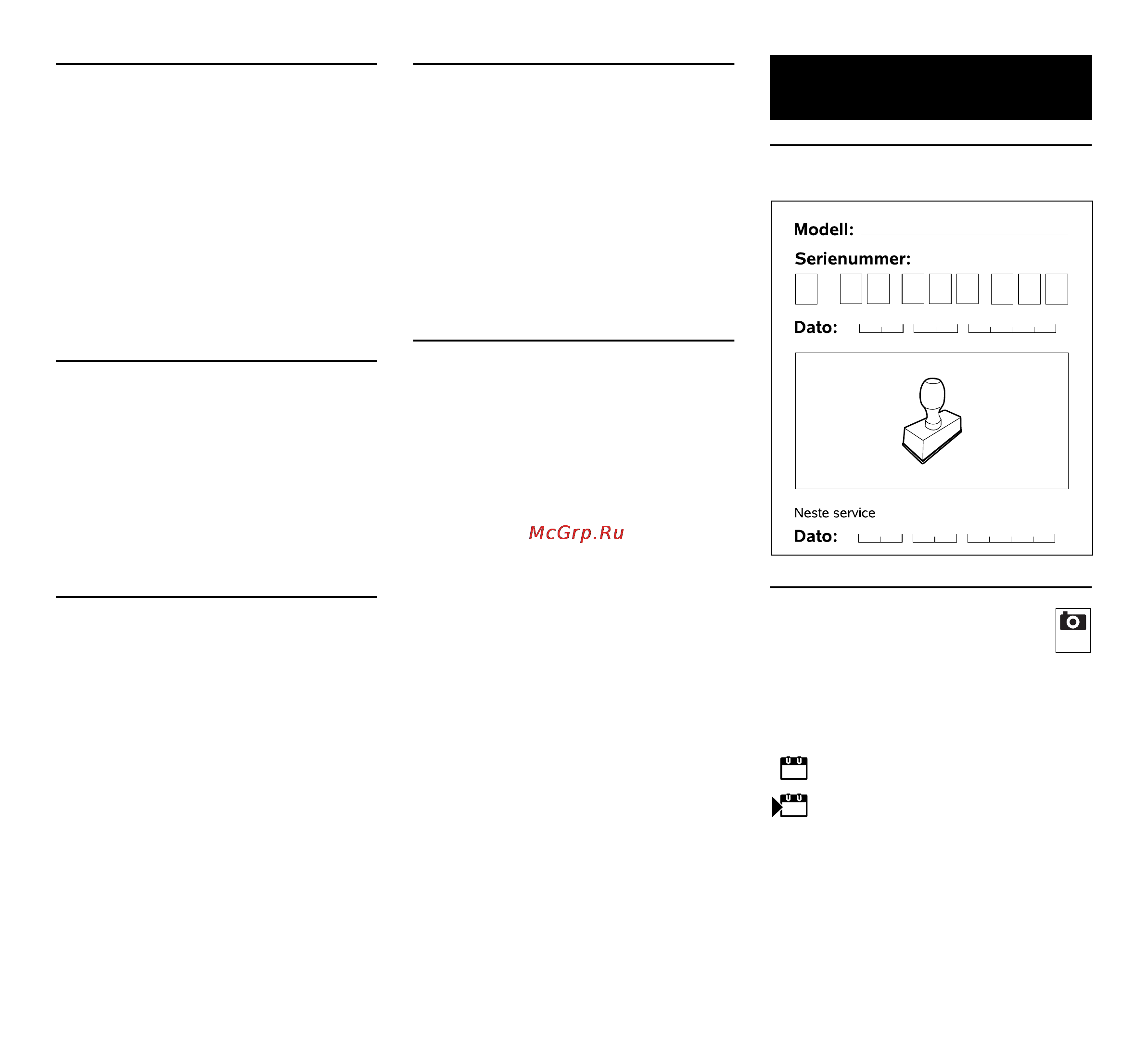 Viking ME 339 [178/466] Serviceplan