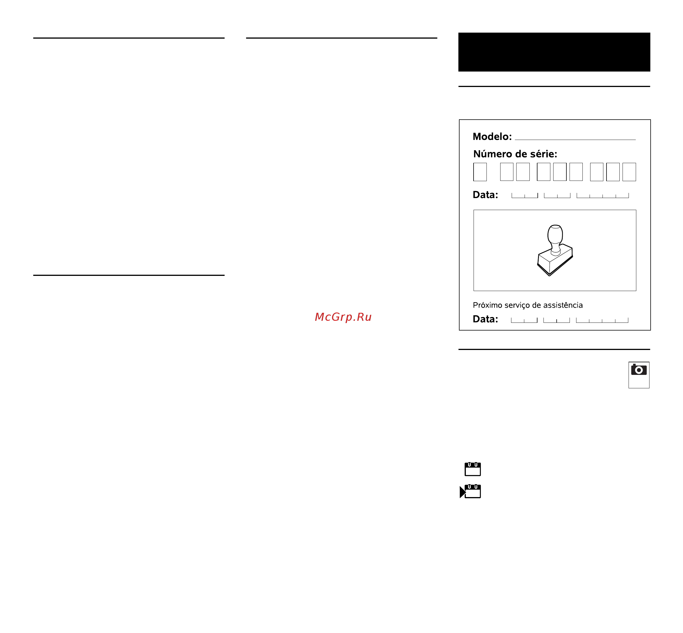 Viking MI 632 P [148/377] Plano de manutenção