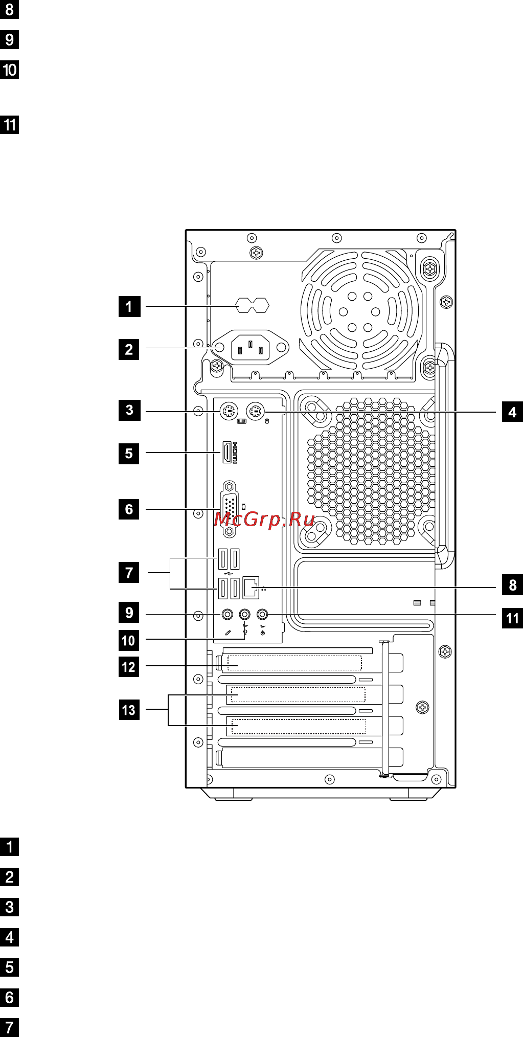 Lenovo IdeaCentre H415 57306513 Инструкция по эксплуатации онлайн [10/39] 73905