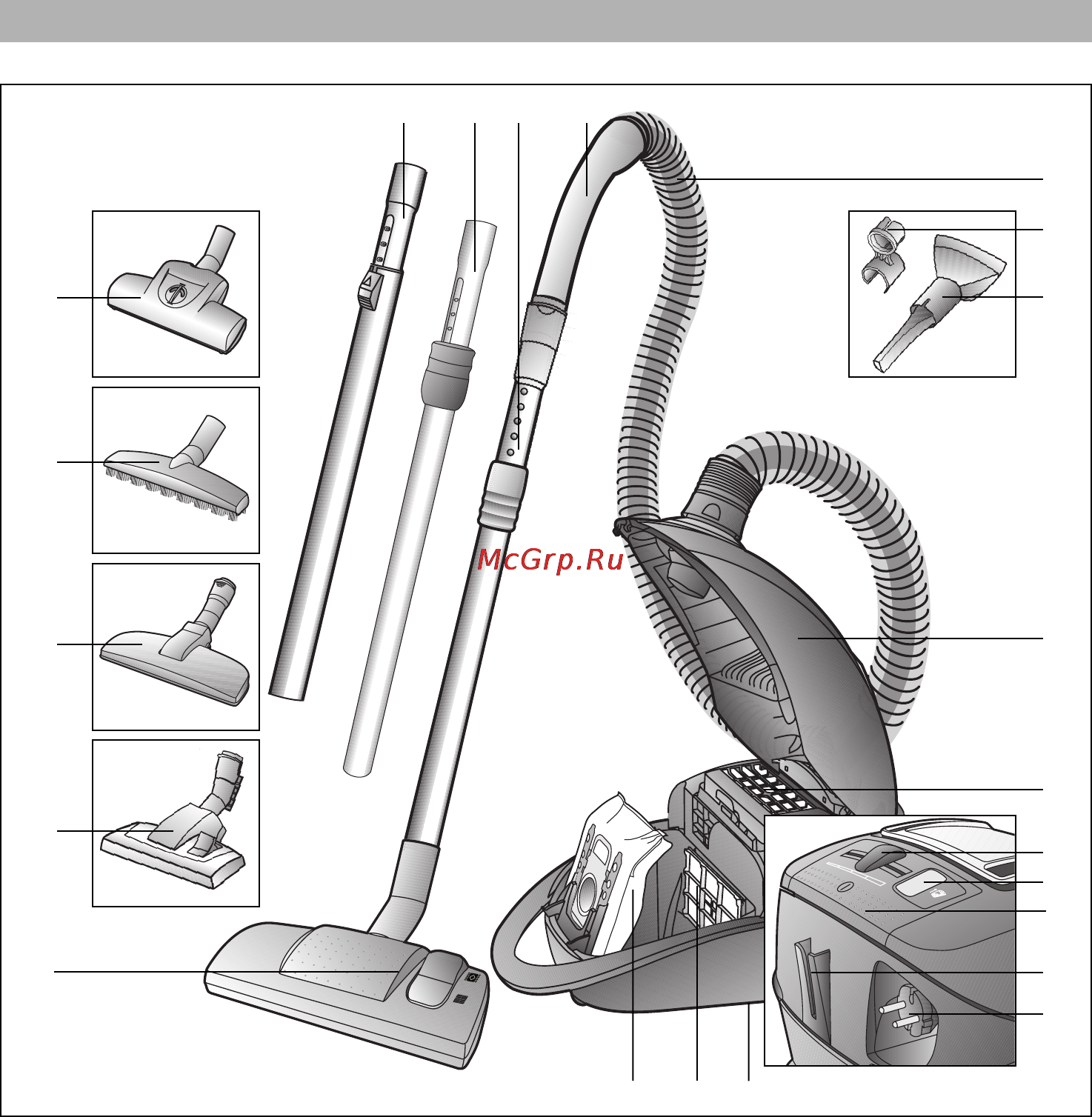 Bosch BGL452131 [3/24] Описание пылесоса ru
