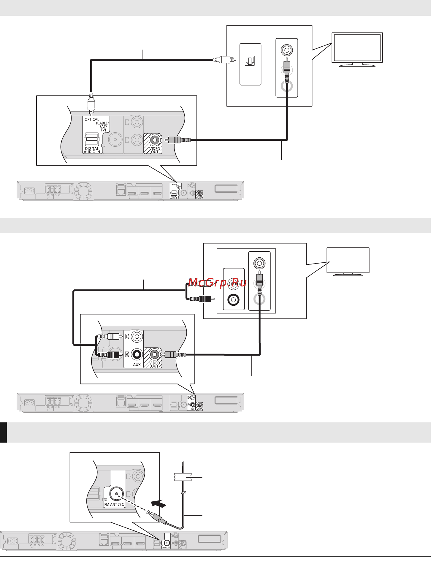 Panasonic SC-BTT790EEK [14/58] Подключение fm антенны