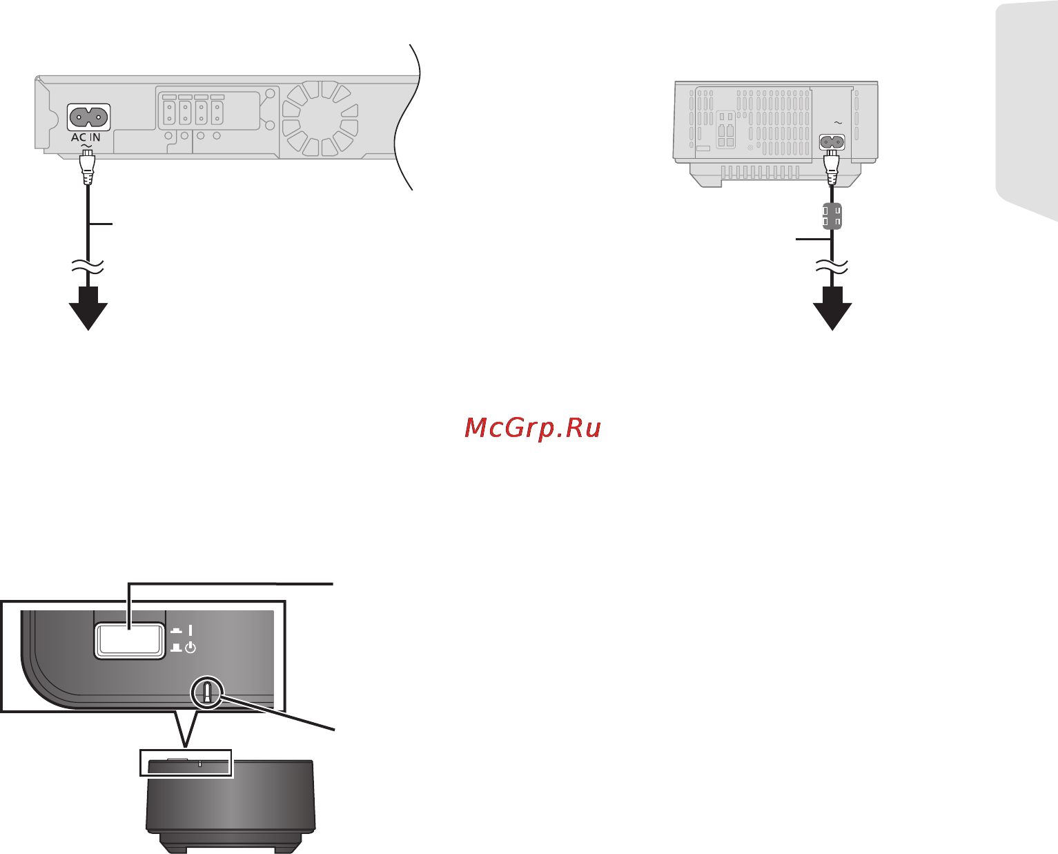 Panasonic SC-BTT790EEK [17/58] Шаг 4 подключение кабеля сетевого питания