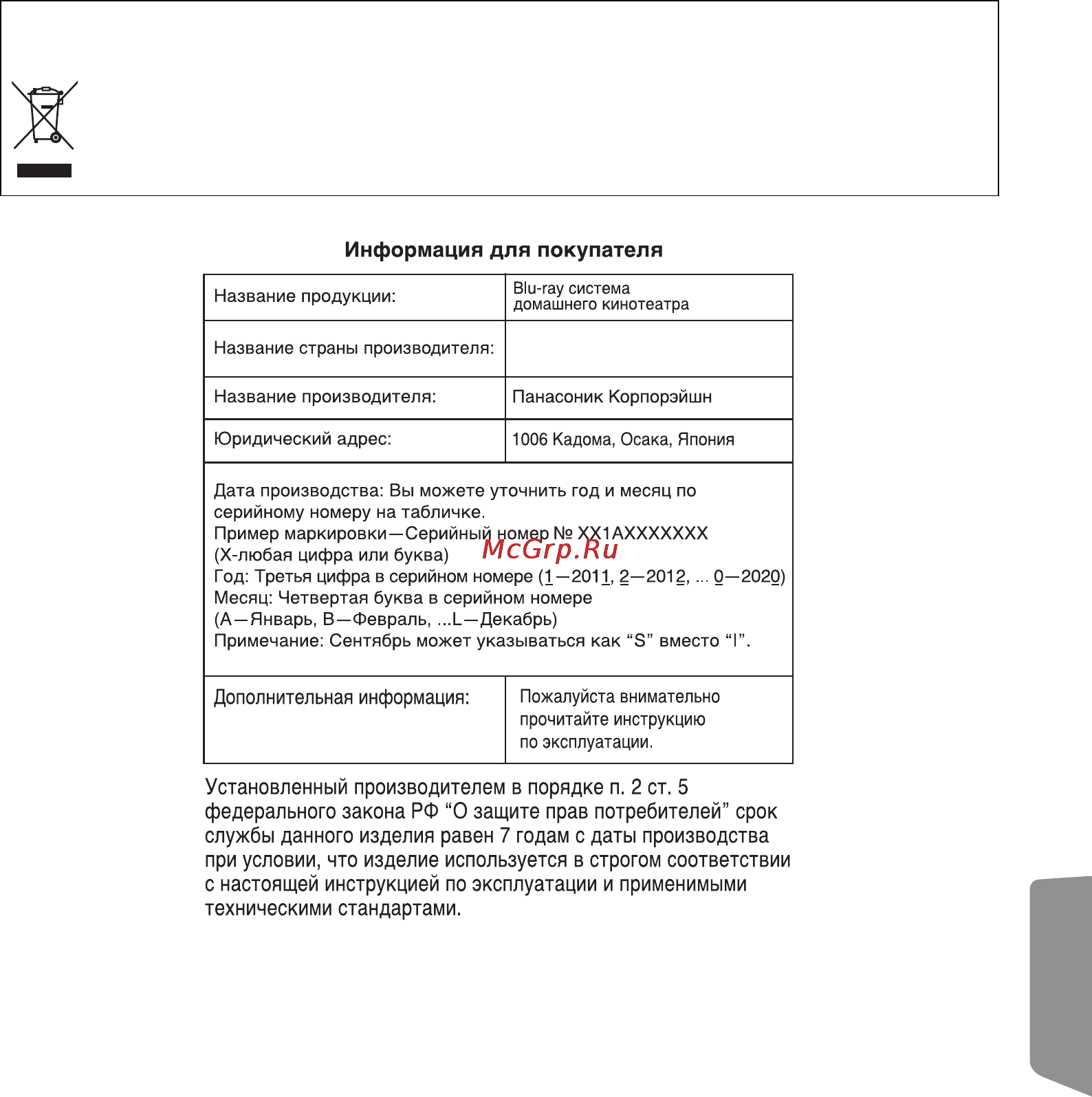 Panasonic SC-BTT790EEK [55/58] Ссылки