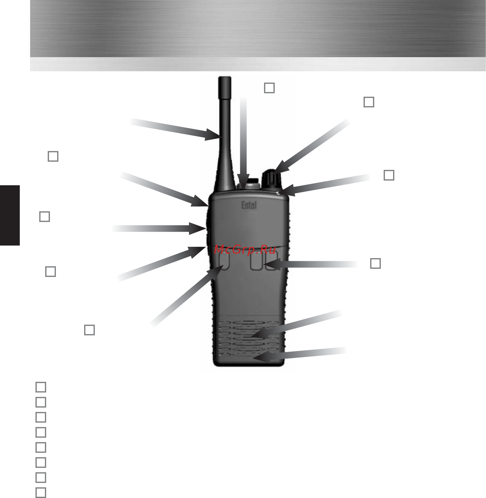 Entel HT649 [12/24] Controls indicators