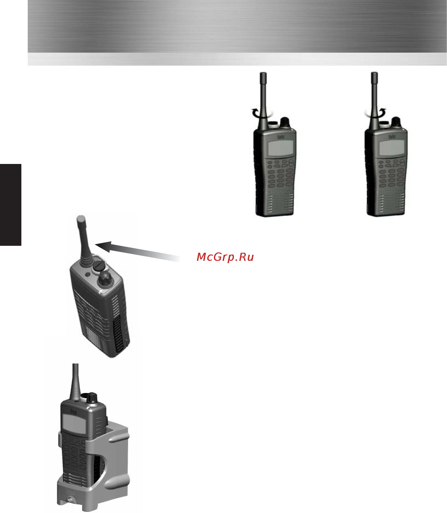 Entel HT983 [8/25] Preparing your radio for use