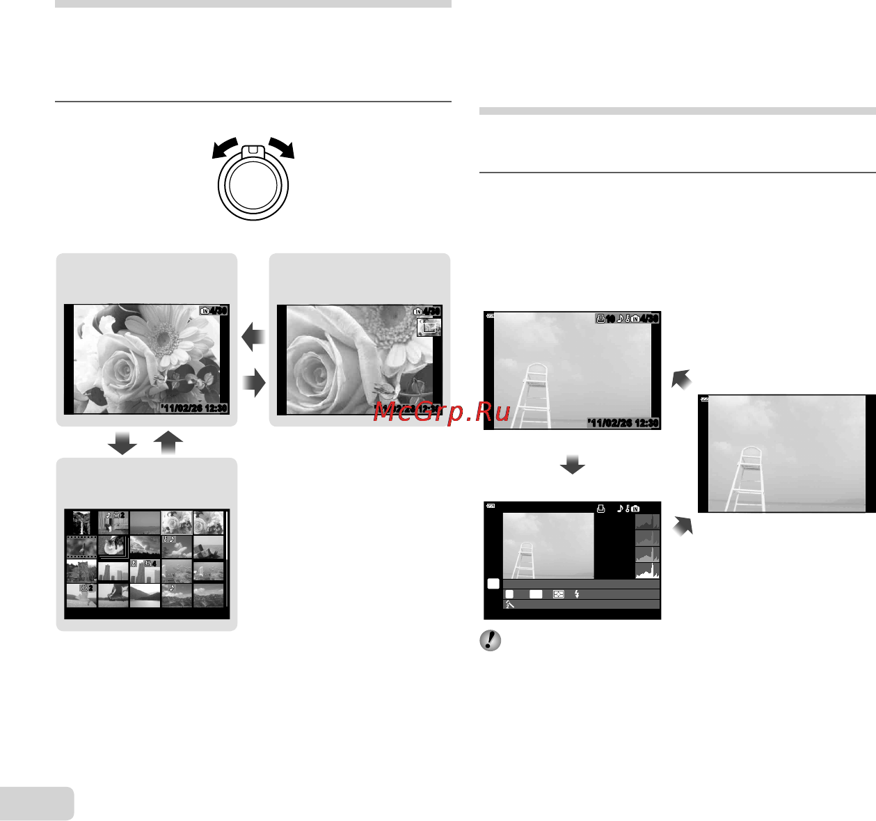 Olympus XZ-1 Silver [26/90] Изменение отображения информации об изображении