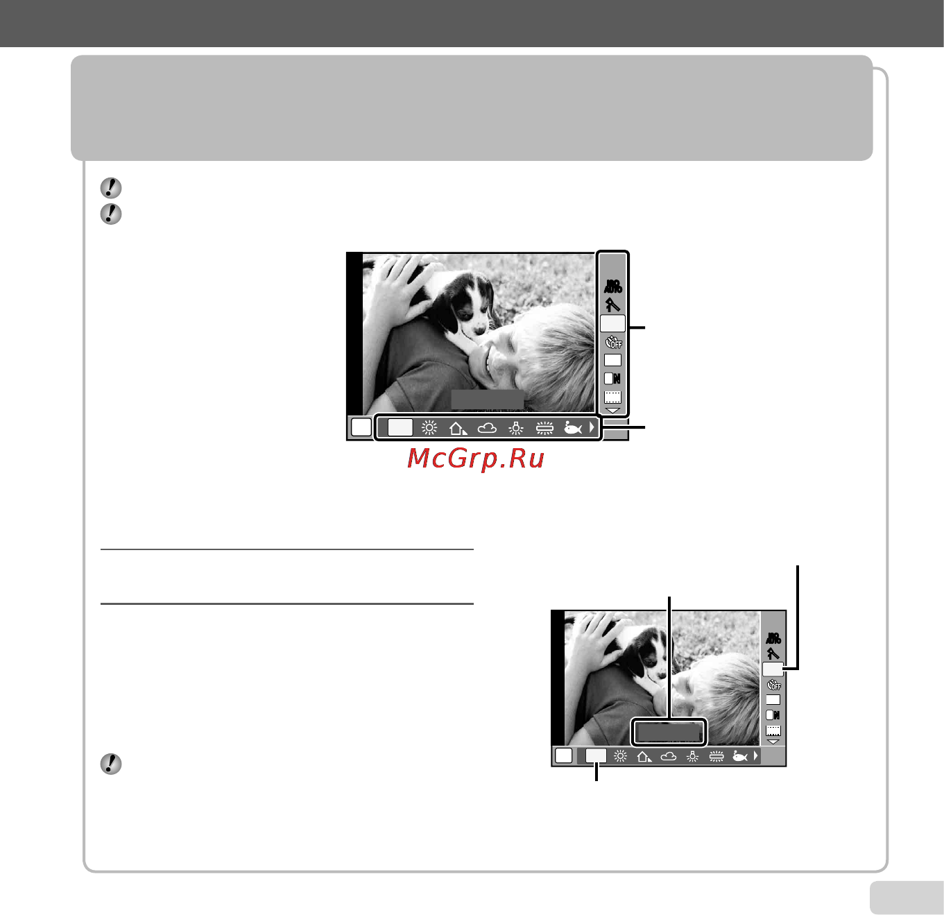 Olympus XZ-1 Silver [5/90] Использование режима live control использование режима live control