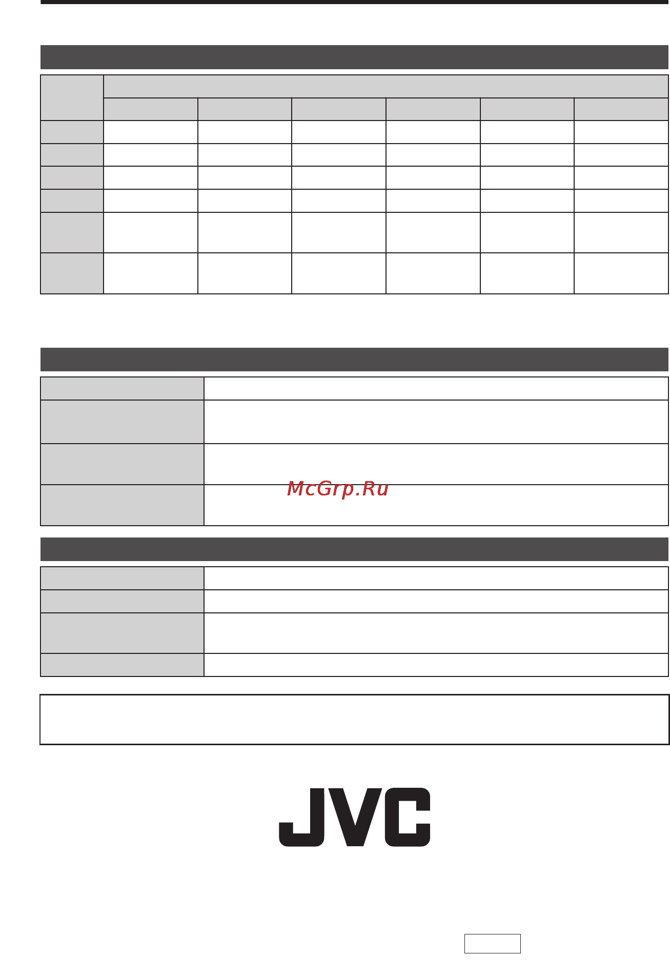 JVC GZ-E10SEU [72/100] Tempo gravável especificações