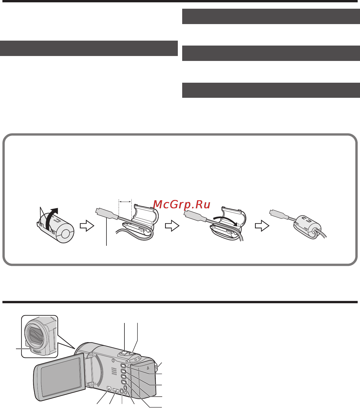 JVC GZ-E205BEU [28/100] Nombres de partes y funciones