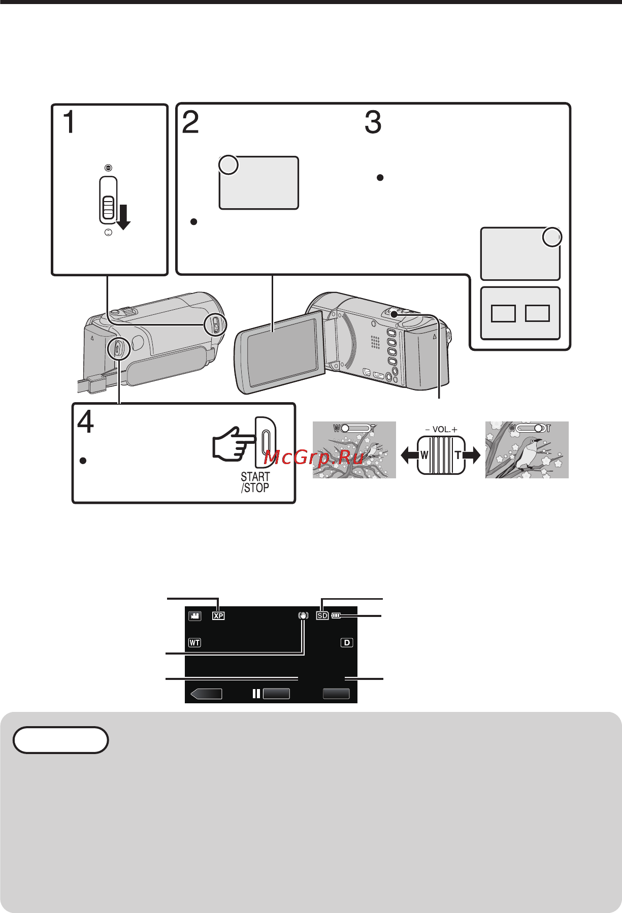 JVC GZ-E205BEU [68/100] Gravação de vídeo