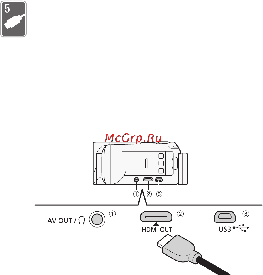 Canon Legria HF R37 Bl [127/242] Внешние соединения