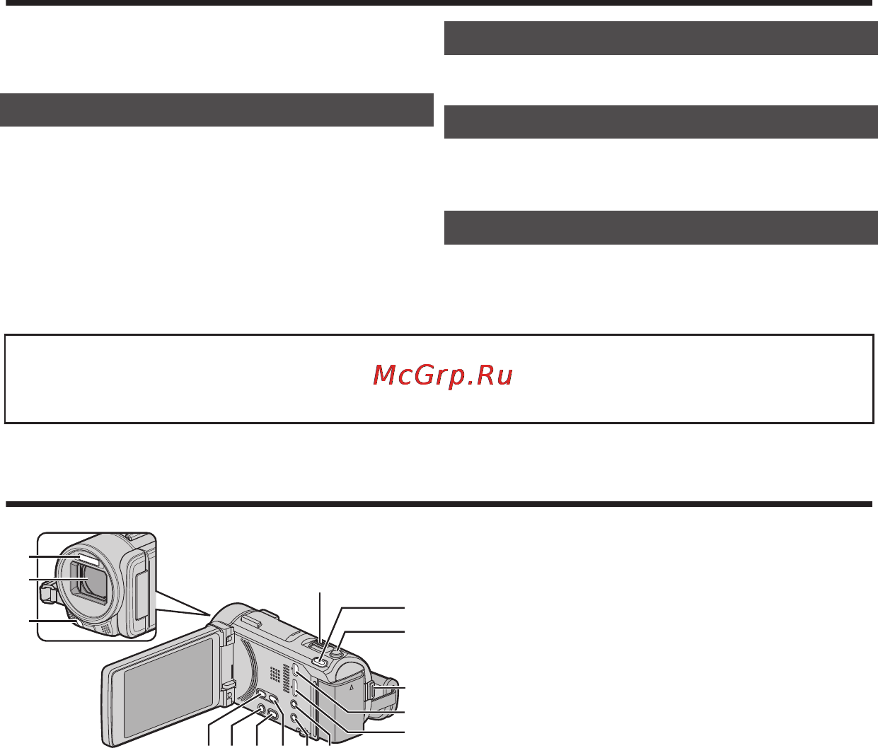 JVC GZ-GX1BEU [90/100] Назви частин та функції