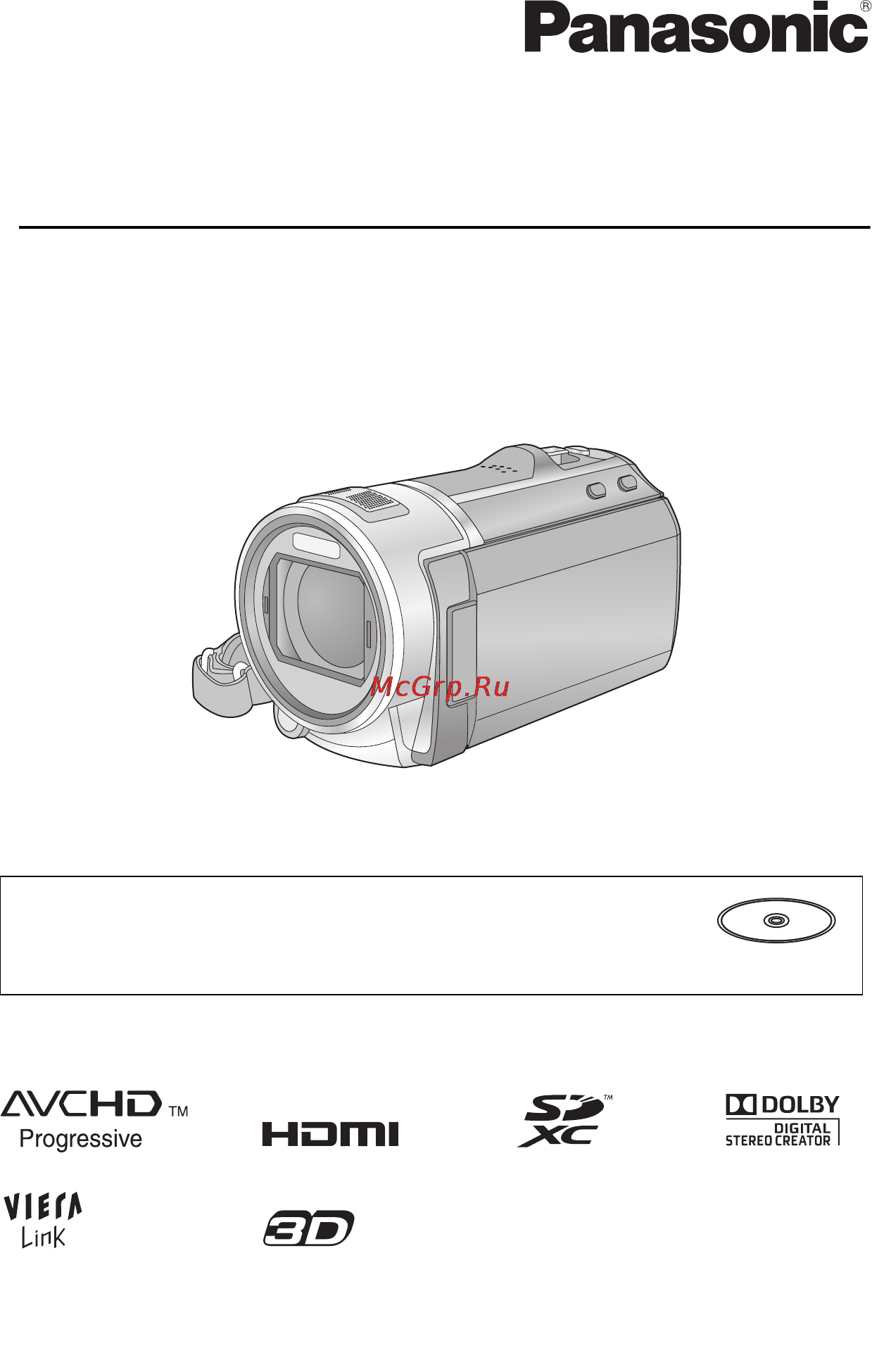 Panasonic HC-V700 Black Инструкция по эксплуатации онлайн