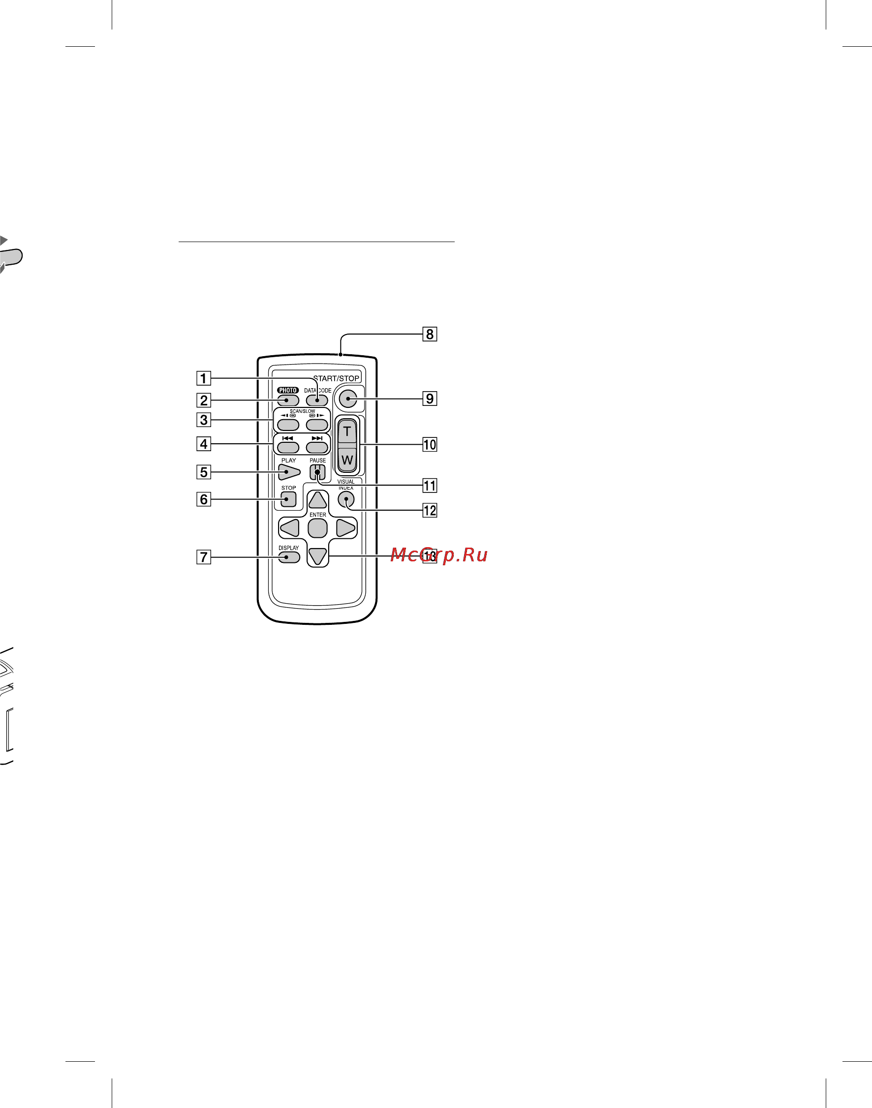 Sony HDR-CX580VE [15/109] Беспроводной пульт дистанционного управления hdr pj260e pj260ve pj580e pj580ve pj600e pj600ve