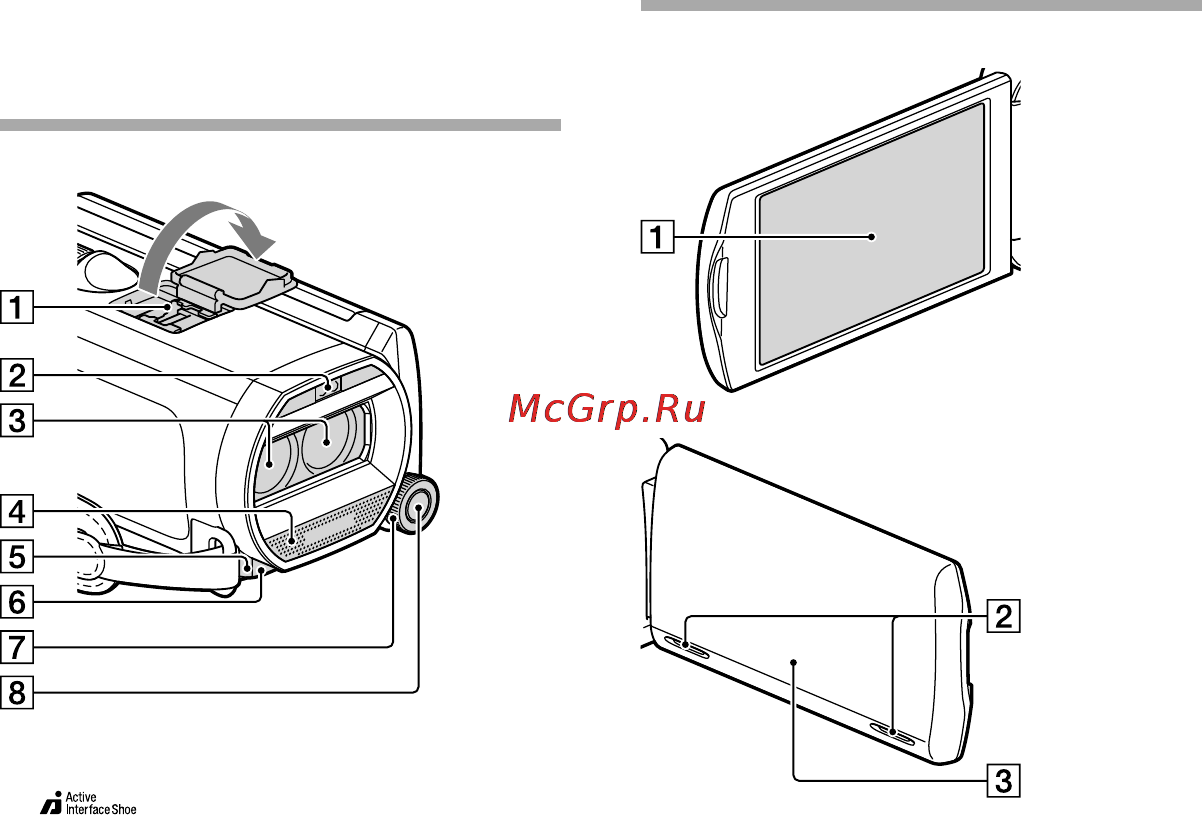 Sony HDR-TD20E [11/199] В круглых скобках указаны номера страниц для справок