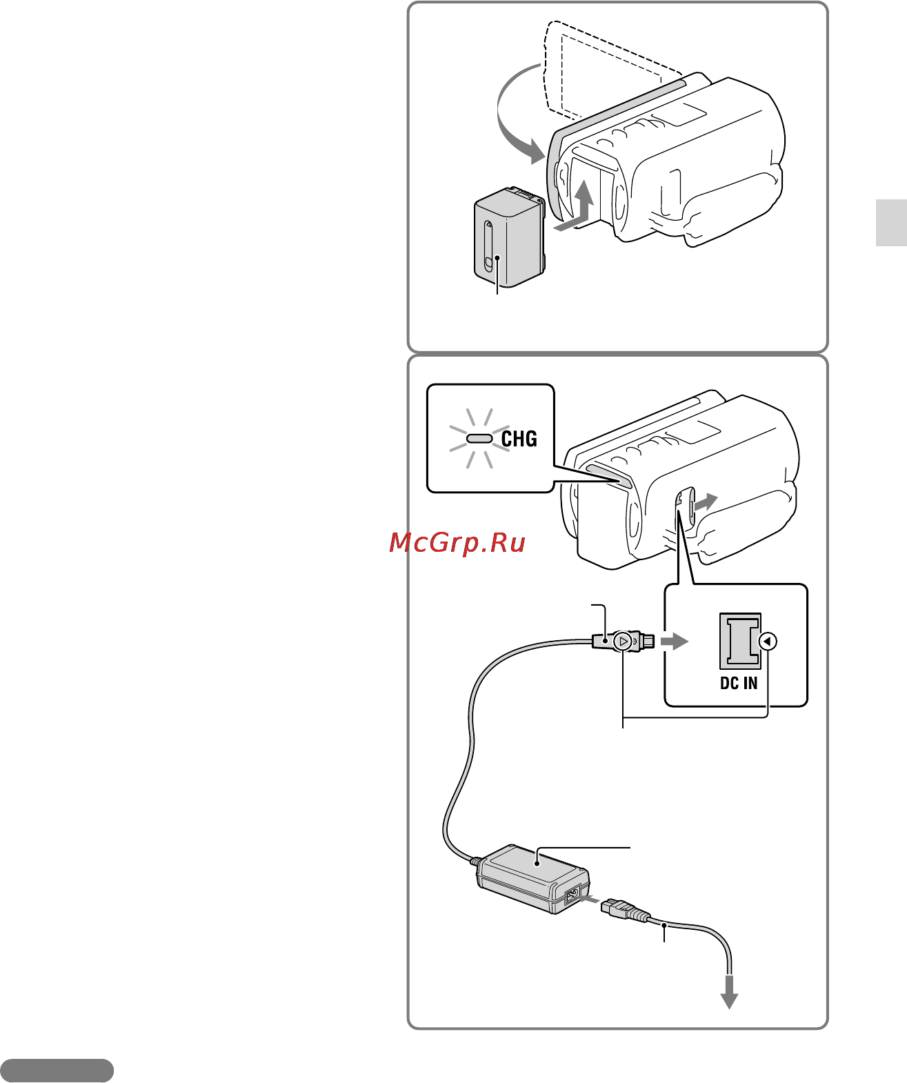 Sony HDR-TD20E [119/199] Заряджання акумуляторного блока