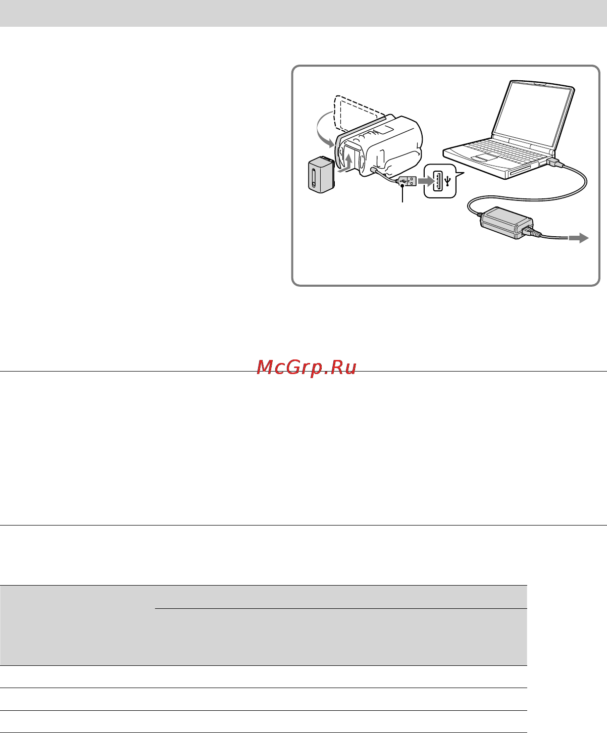 Sony HDR-TD20E [120/199] Заряджання акумуляторного блока за допомогою комп ютера